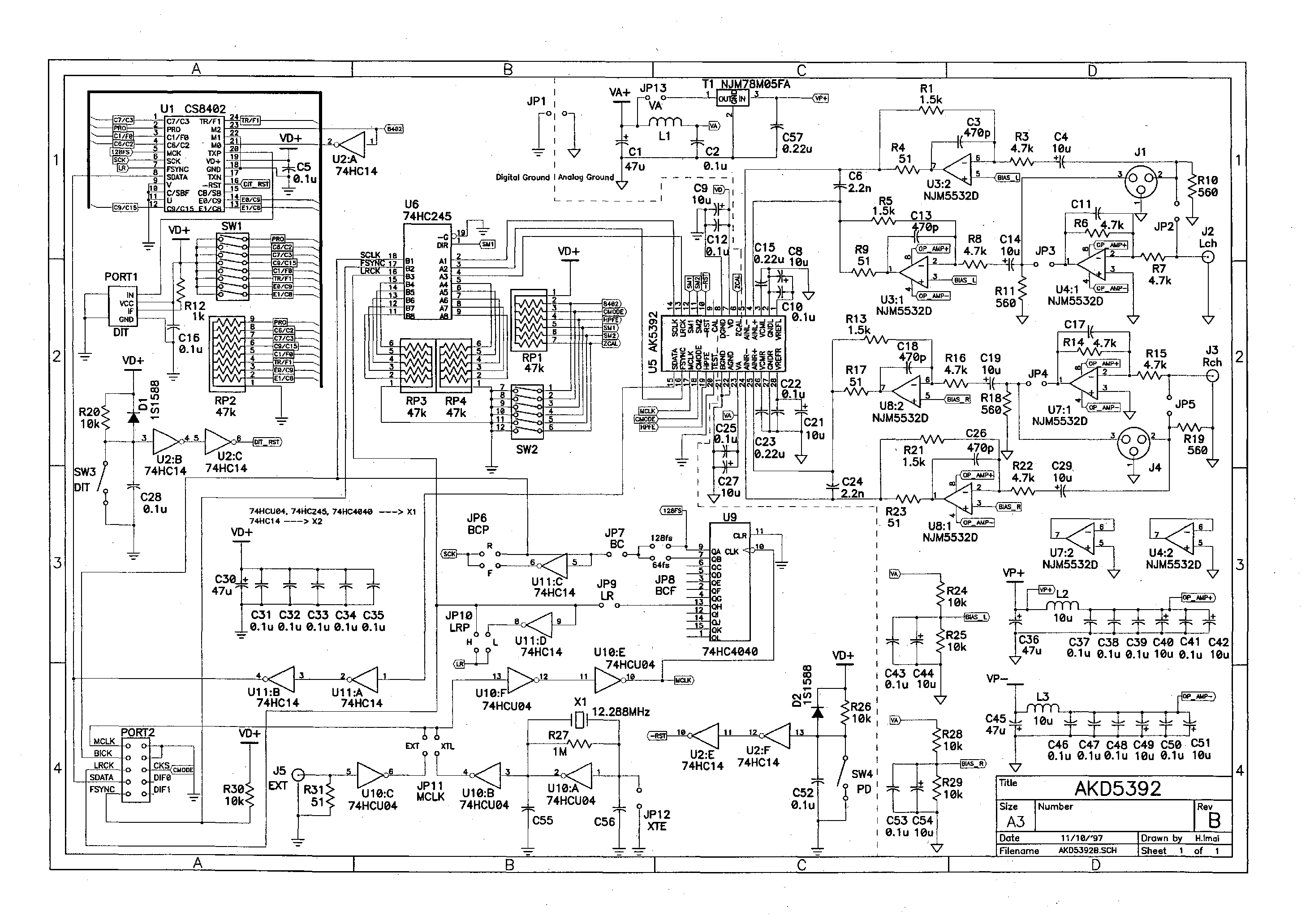 Datasheet AKD5392 - Enhanced Dual Bit 24Bit ADC page 2