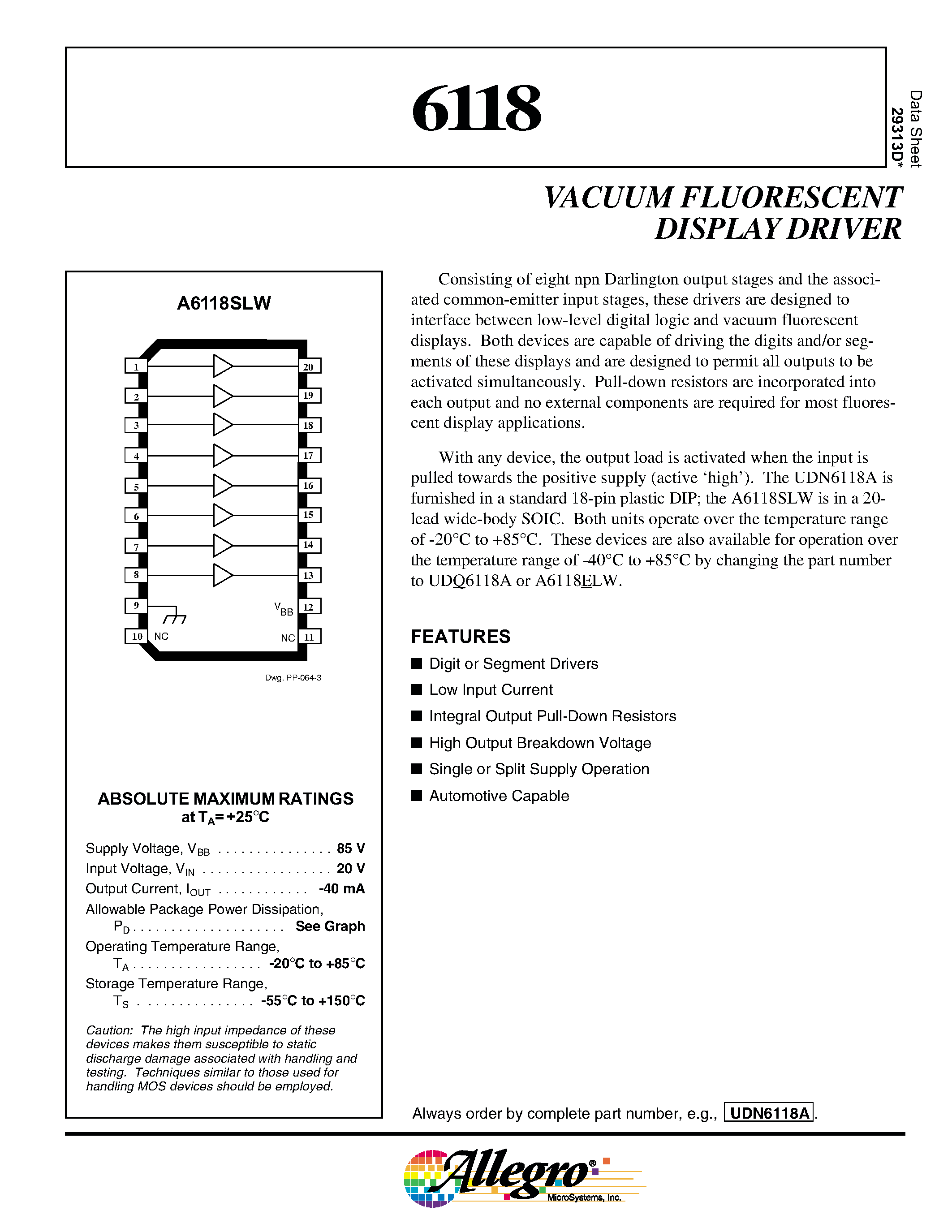Даташит на микросхему A615308S страница 1 Даташит A615308S - 32K X 8 BIT HIGH SPEED CMOS SRAM страница 1