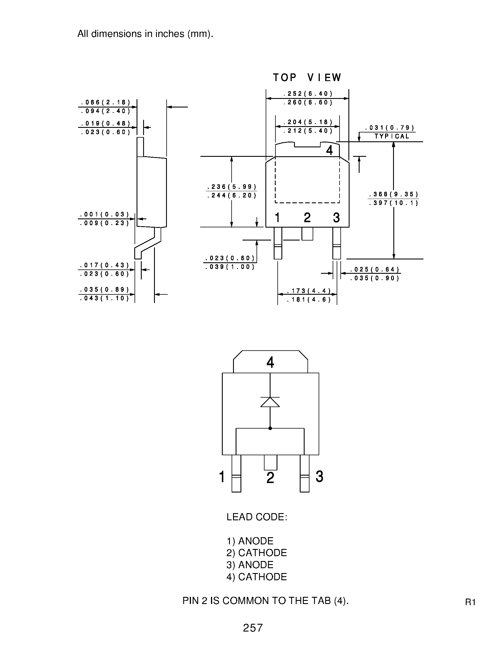 Datasheet CSHD3-40 page 2 Datasheet CSHD3-40 - SCHOTTKY RECTIFIER SINGLE/ 3.0 AMPS/ 40 VOLTS page 2