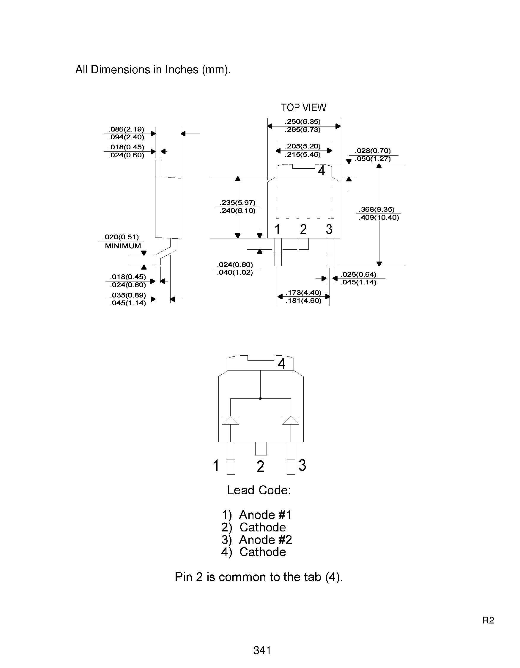 Datasheet CSHD6-100C page 2 Datasheet CSHD6-100C - SCHOTTKY RECTIFIER DUAL/COMMON CATHODE 6.0 AMPS/ 100 VOLTS HIGH VOLTAGE page 2