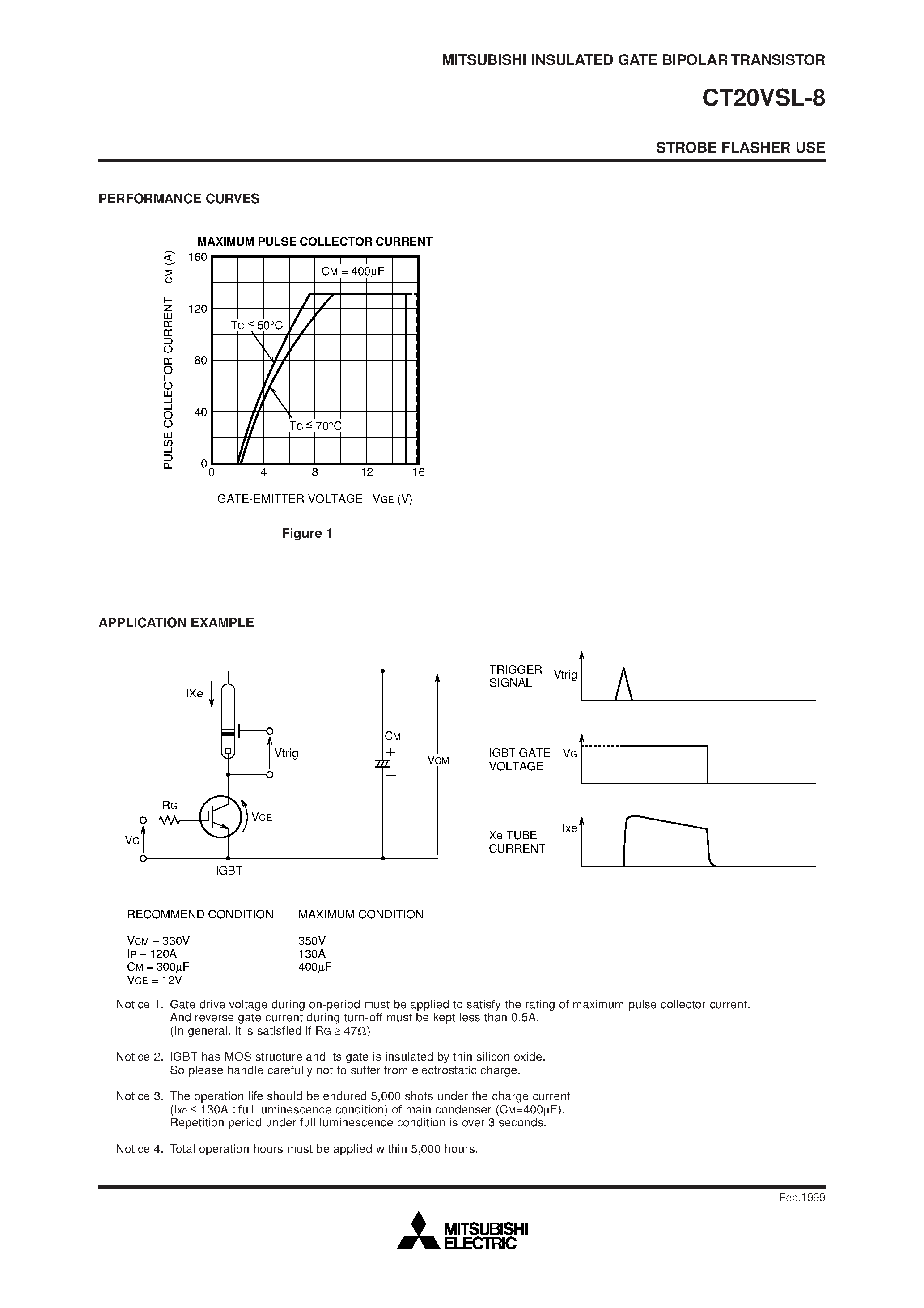 Datasheet CT20VSL-8 - STROBE FLASHER USE page 2