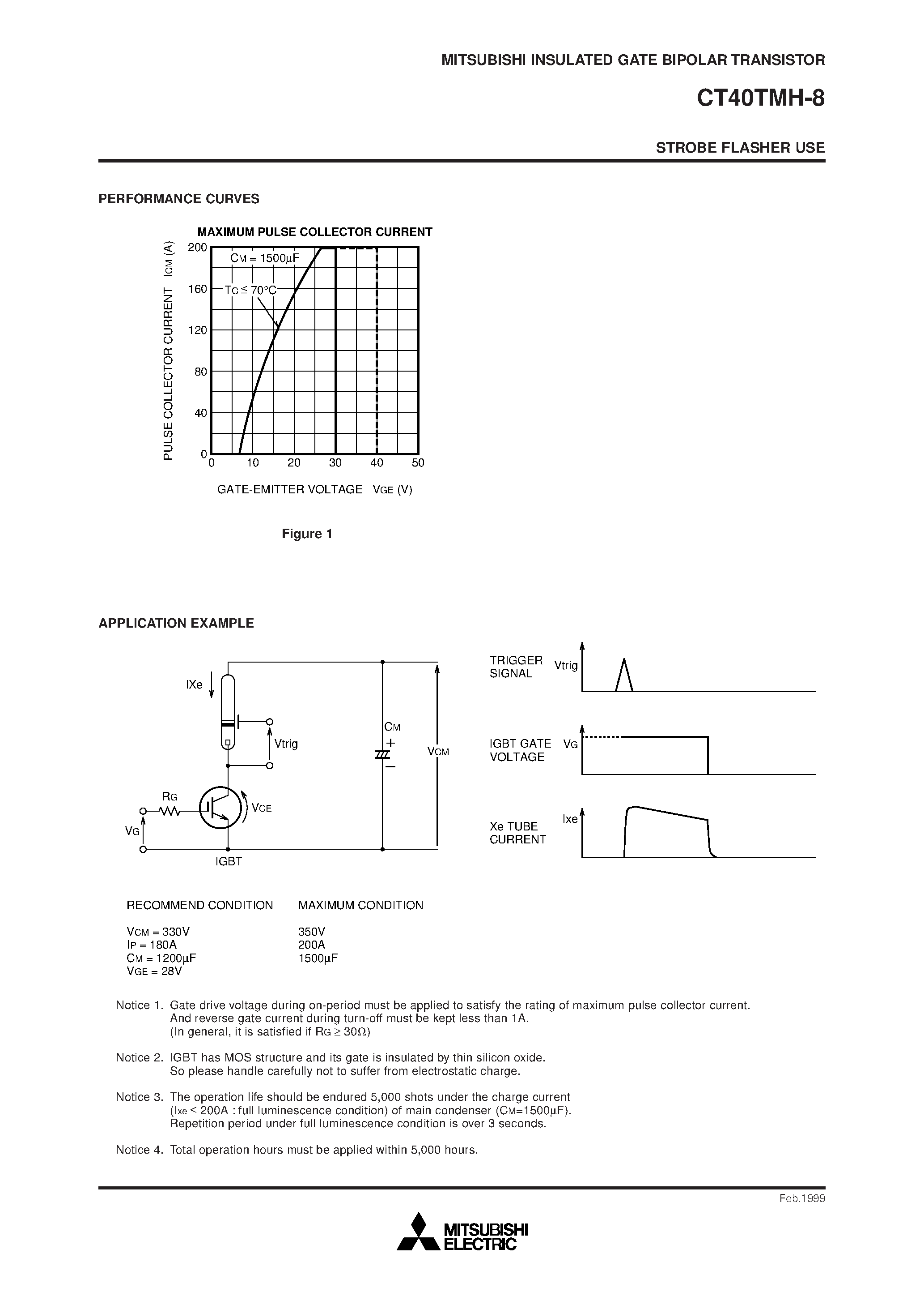 Datasheet CT40TMH-8 - STROBE FLASHER USE page 2