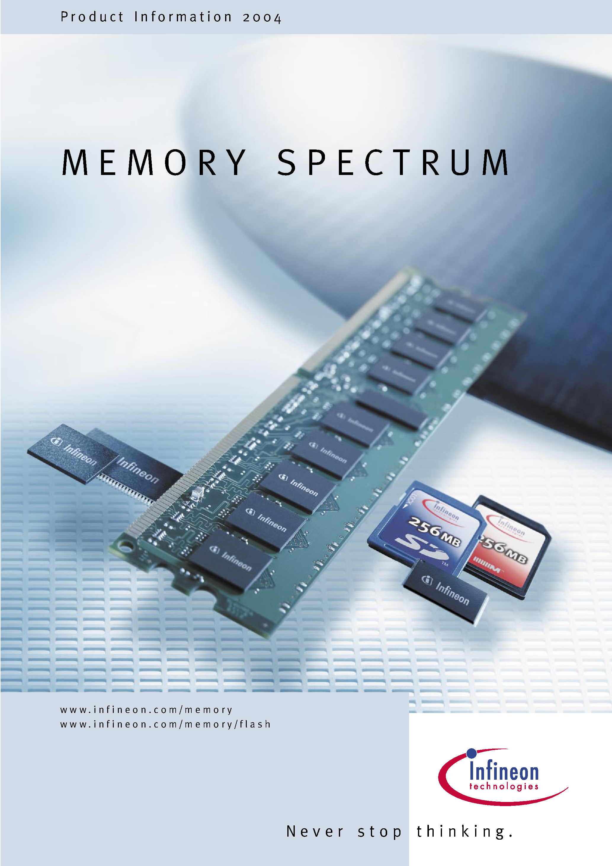 Datasheet HYB25T128160TEL-7 - MEMORY SPECTRUM page 1