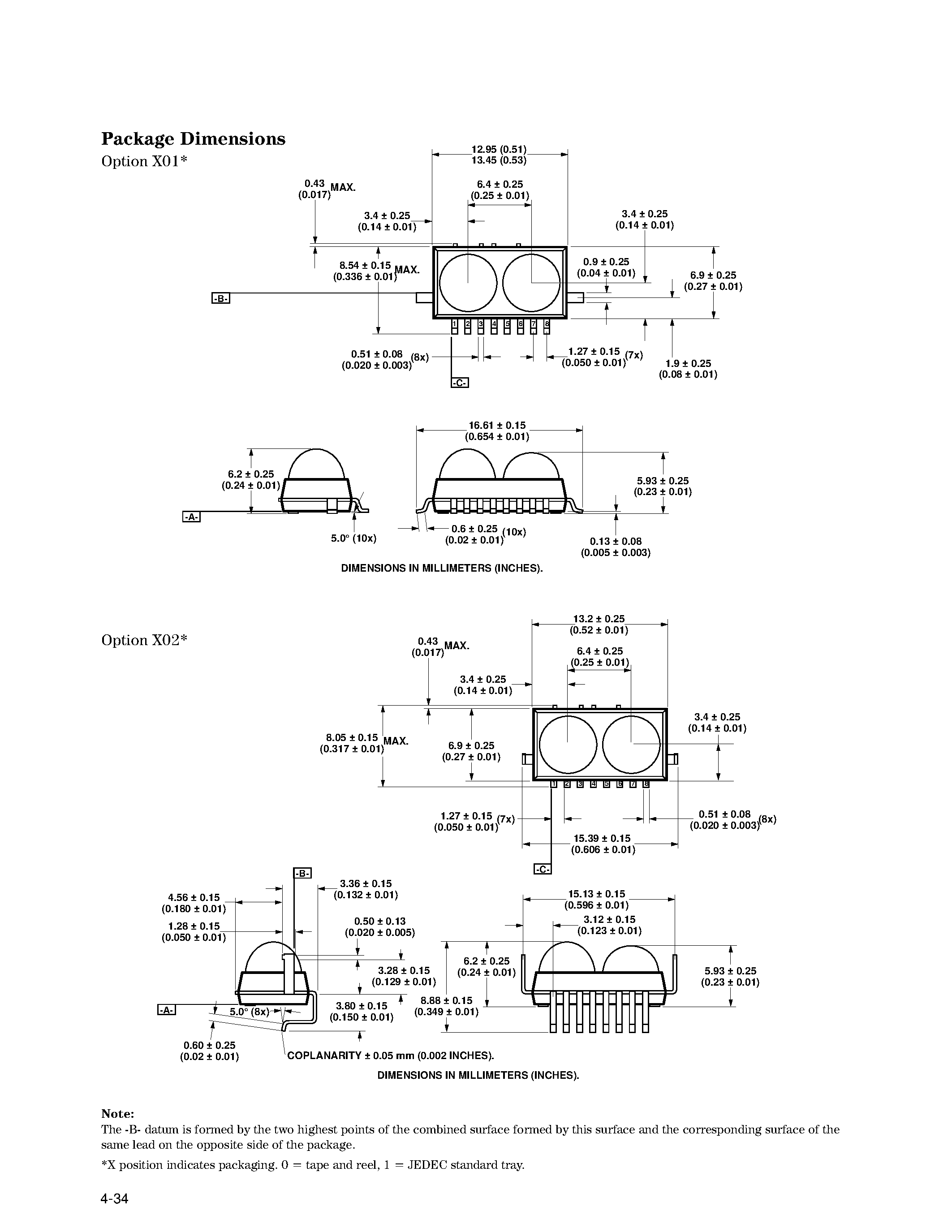 Datasheet HSDL-1000 - General Application Guide for the HSDL-1100 4 Mb/s Infrared Transceiver page 2