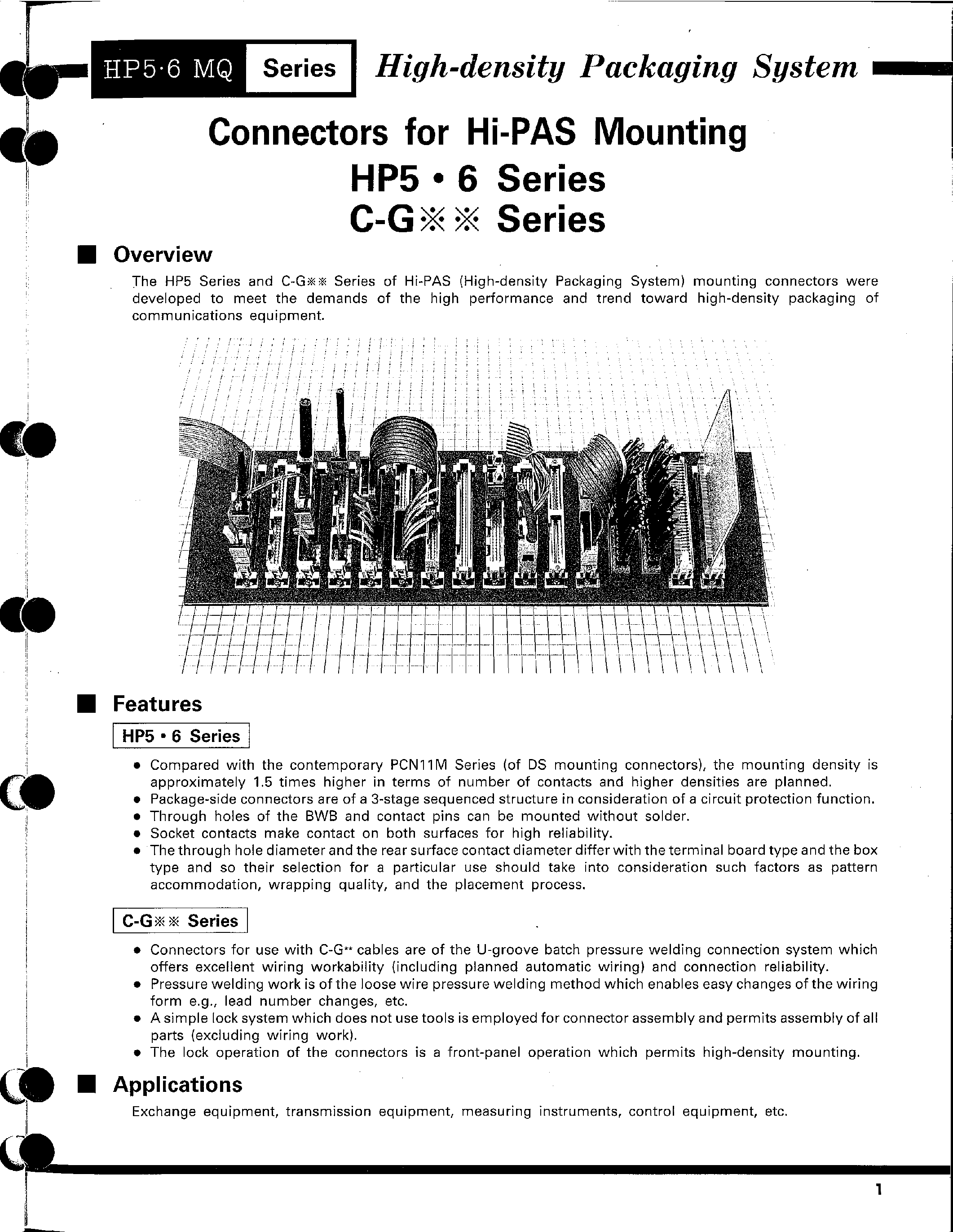 Даташит HP5-123S-1.27DS - High-density Packaging System страница 1