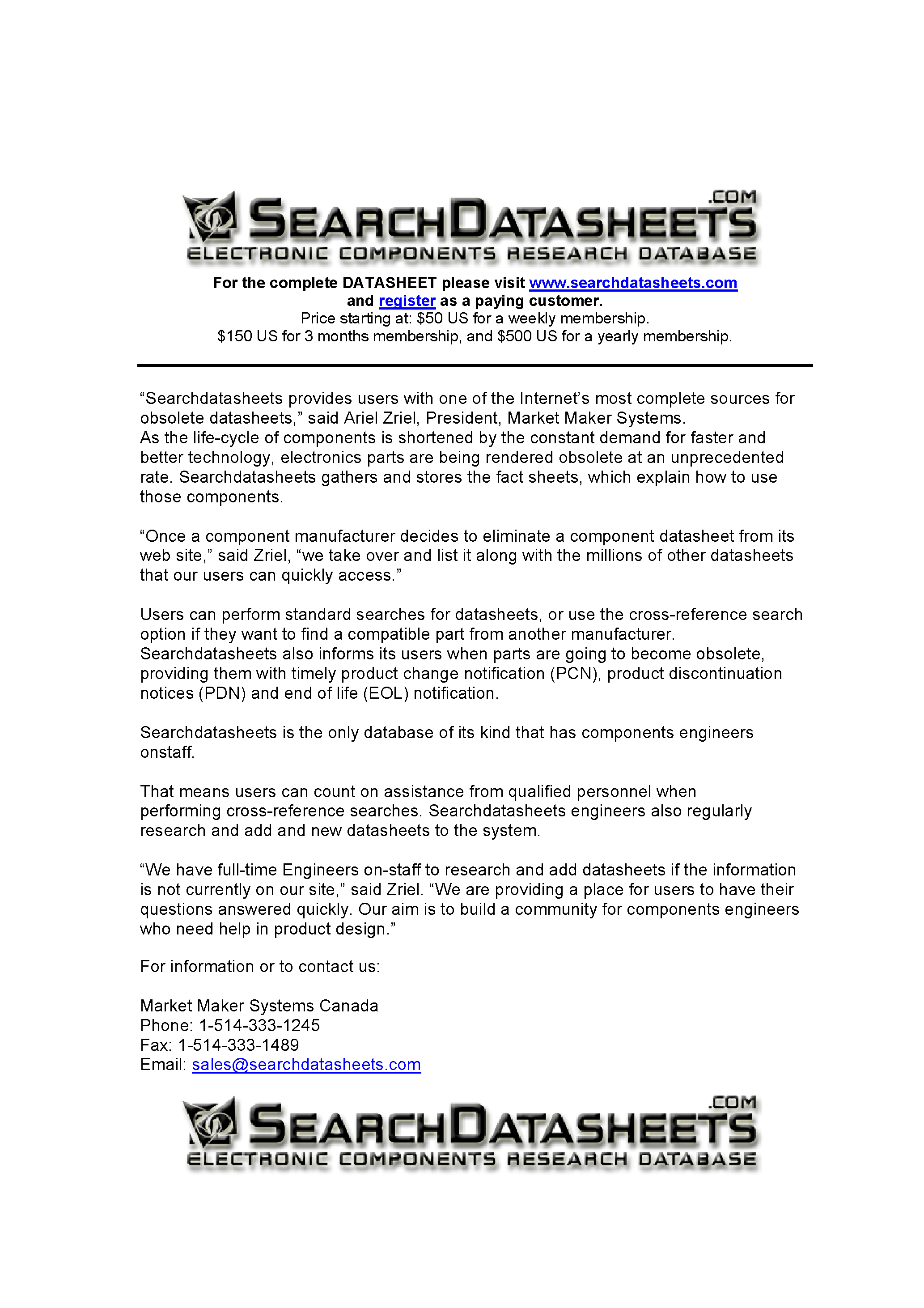 Datasheet HM63921JP-35 - 2048-word x 9-bit CMOS Parallel In-Out FIFO Memory page 2