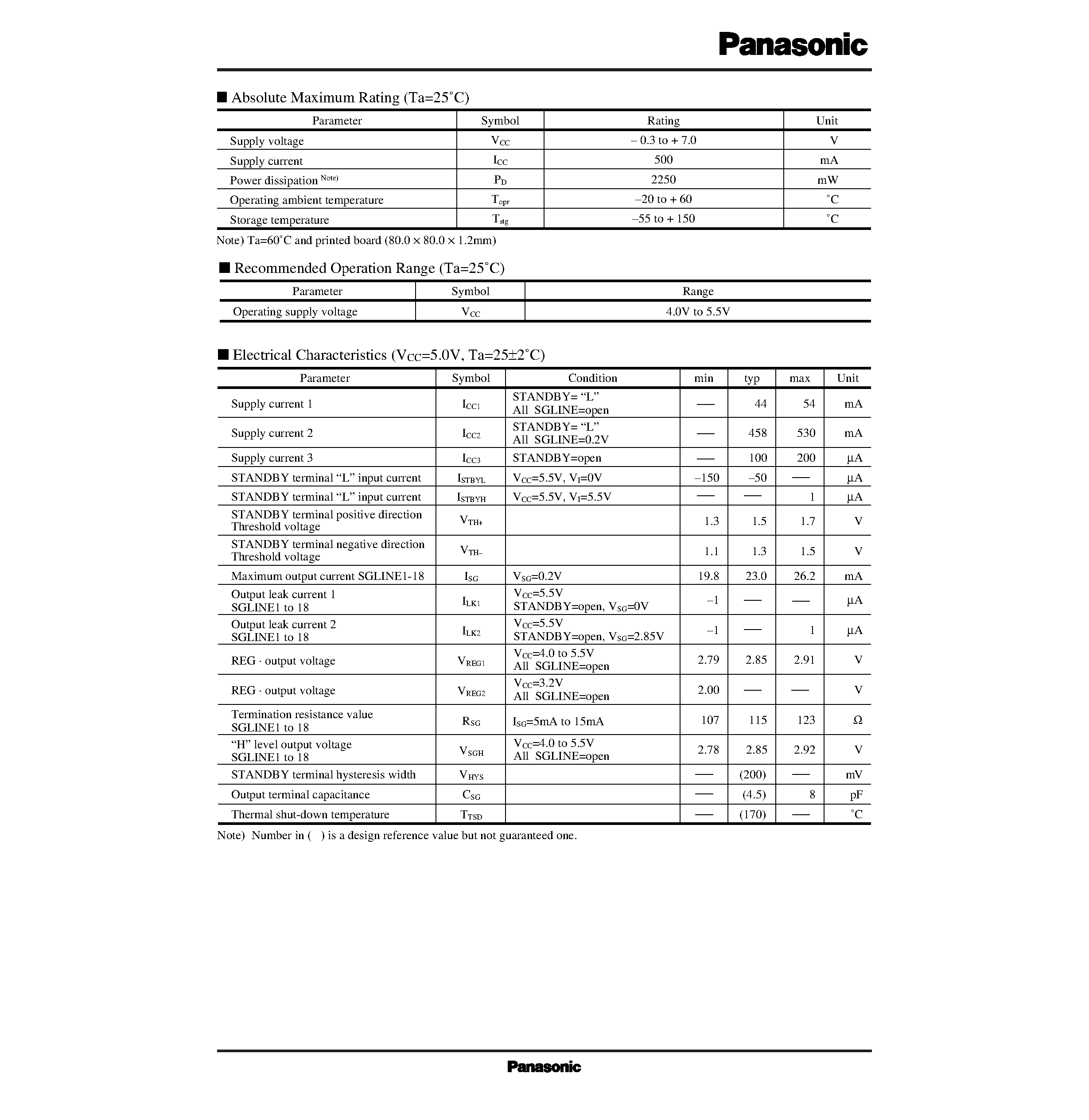 Даташит AN8612NSR - SCSI Active Terminator IC страница 2