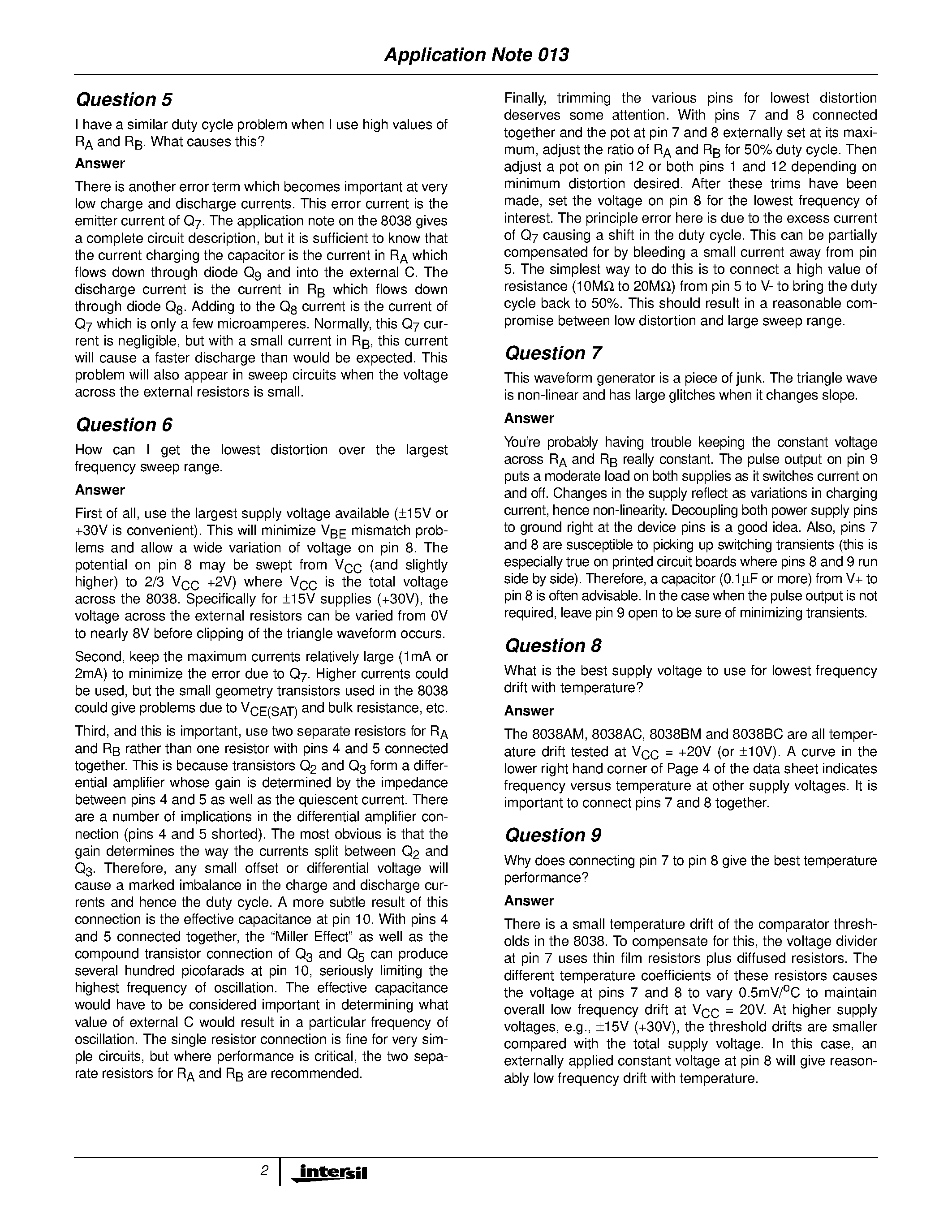 Даташит на микросхему AN0130 страница 2 Даташит AN0130 - 8 Channel Power MOSFET Array Monolithic N-channel Enchancement Mode страница 2