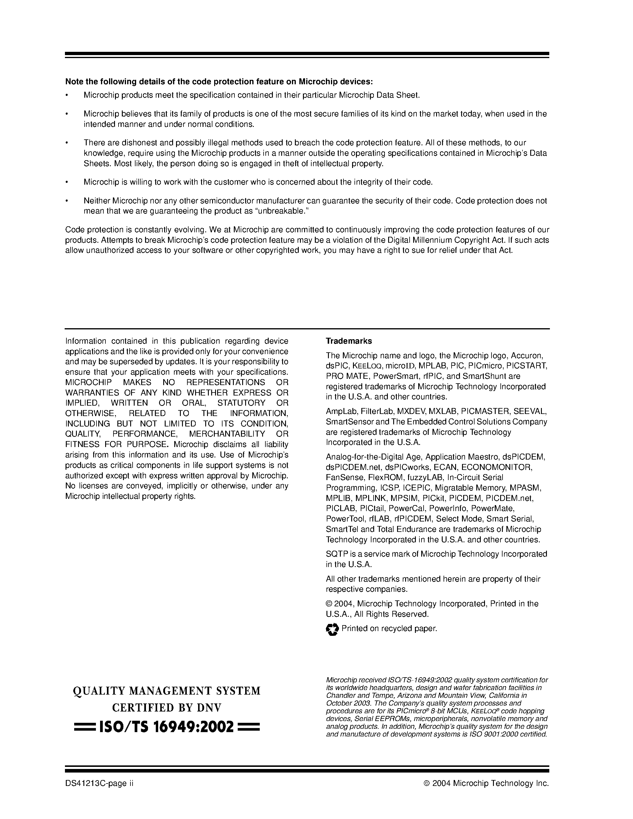 Даташит PIC16F57 - Flash-Based/ 8-Bit CMOS Microcontroller Series страница 2