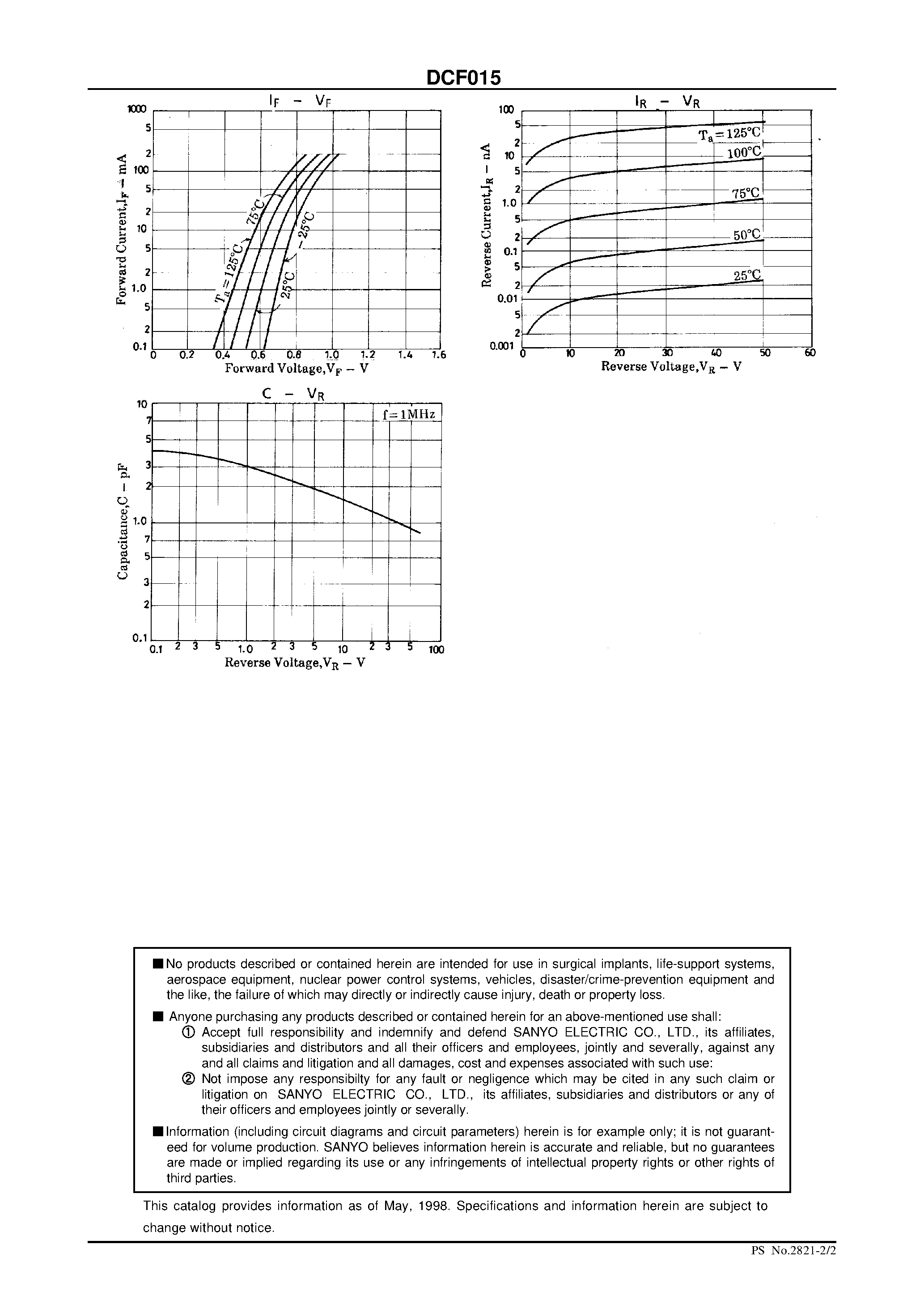 Даташит DCF015 - High-Speed Switching Diode страница 2