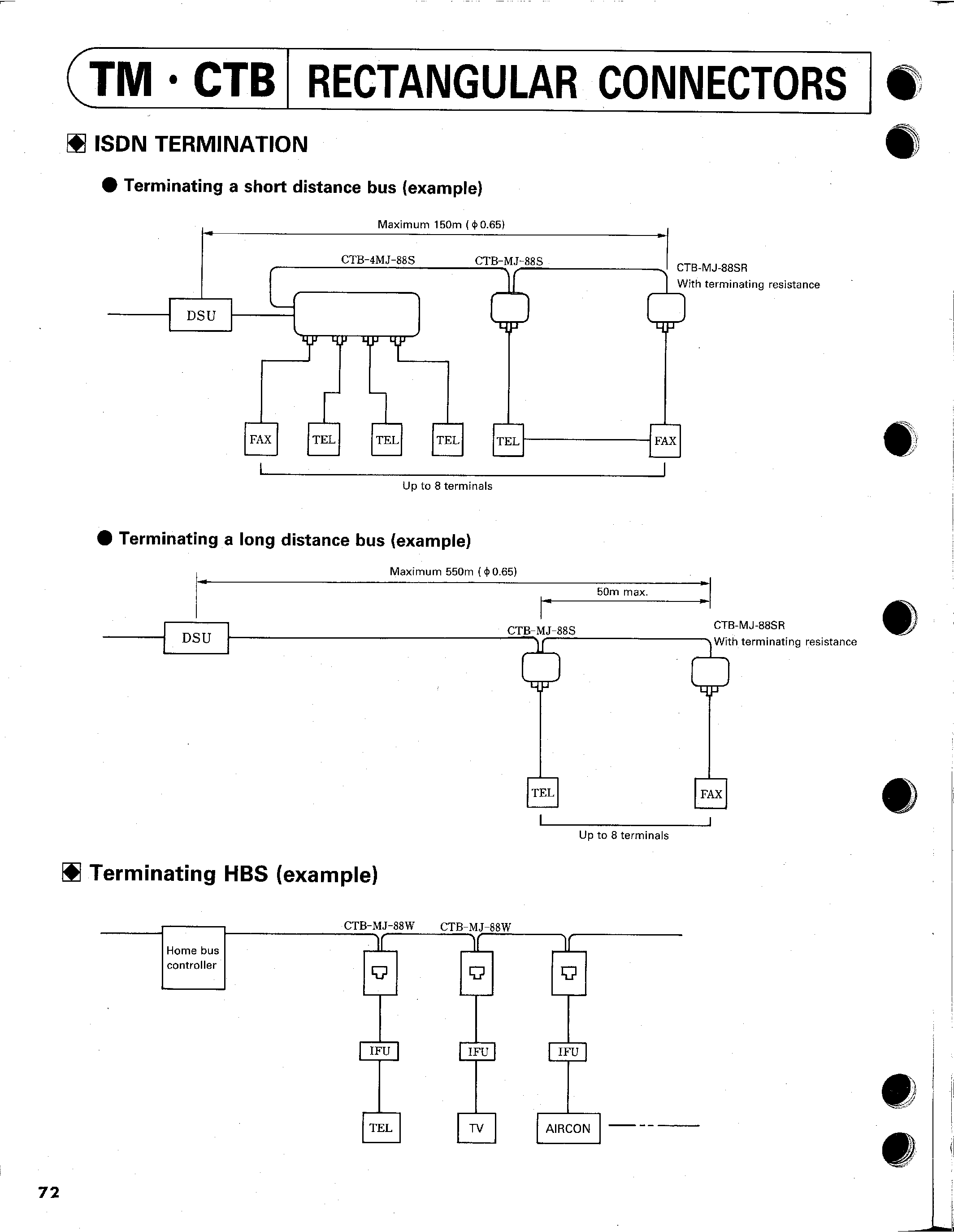 Даташит на микросхему CTB-4MJ-88S страница 2 Даташит CTB-4MJ-88S - ISDN and HBS CONNECTORS страница 2