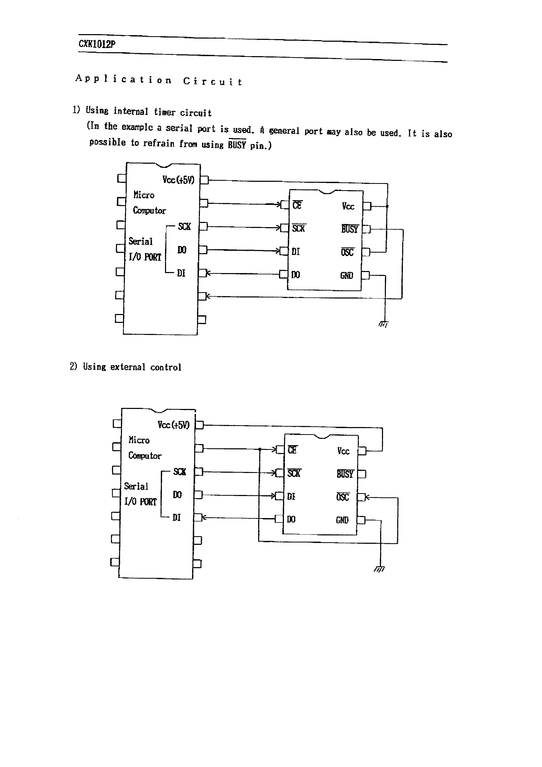 Datasheet CXK1012 page 2 Datasheet CXK1012 - 1024-BIT (128WORD X 8 BIT) NON-VOLATILE MEMORY page 2