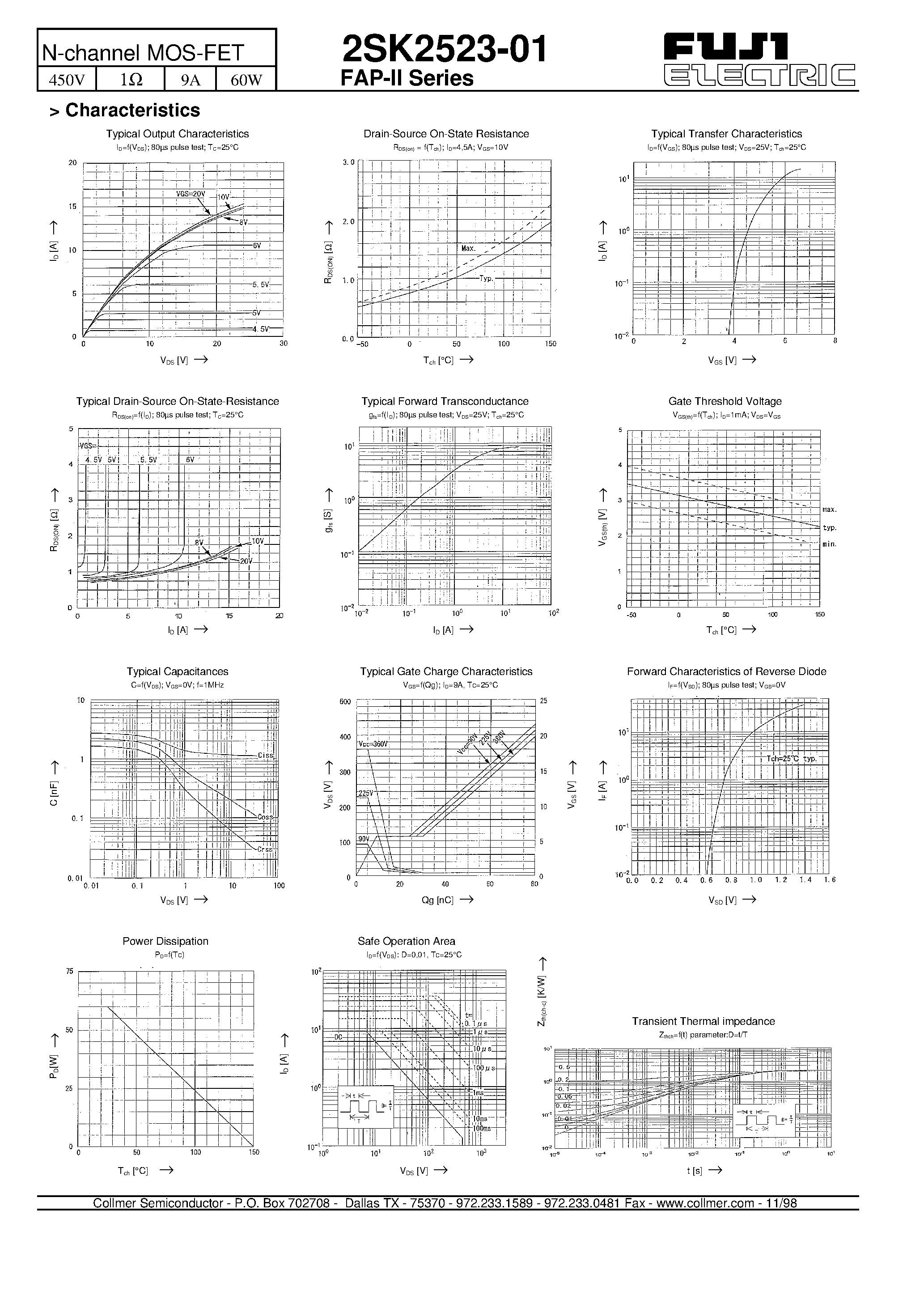 Datasheet 2SK2523-01 - N-channel MOS-FET page 2