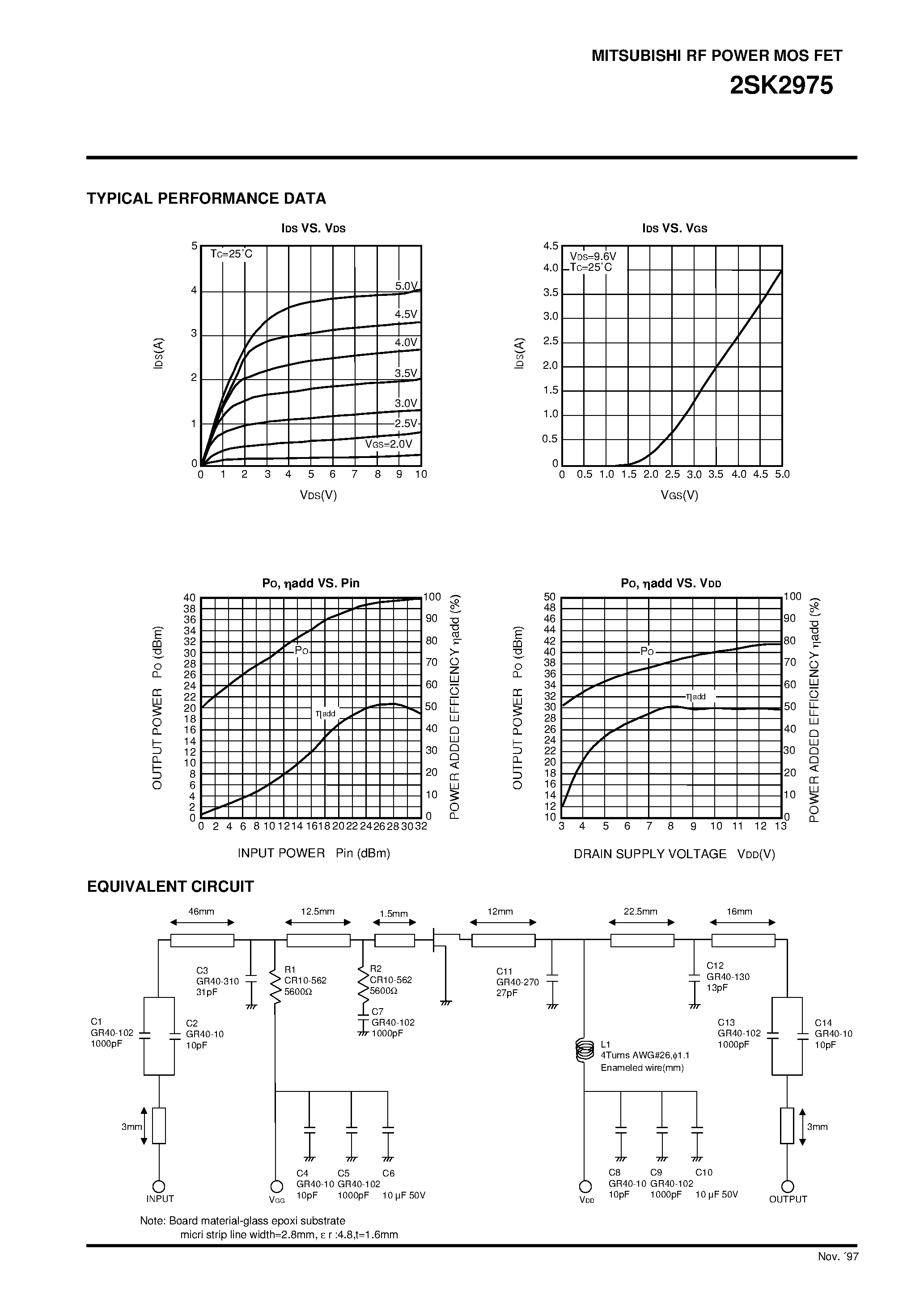 Даташит 2SK2975 - RF POWER MOS FET(VHF/UHF power amplifiers) страница 2