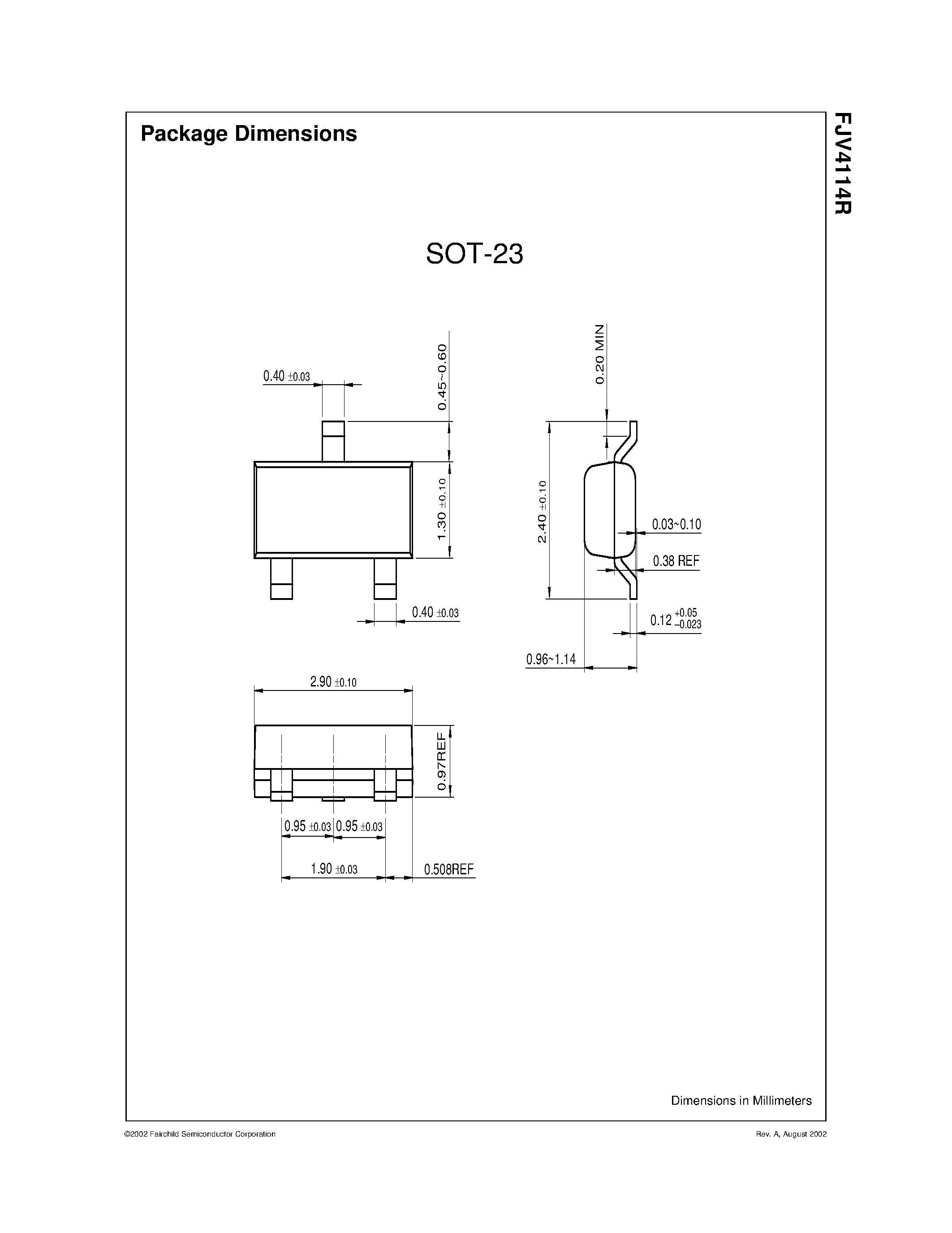 Даташит на микросхему FJV4114R страница 2 Даташит FJV4114R - PNP Epitaxial Silicon Transistor страница 2