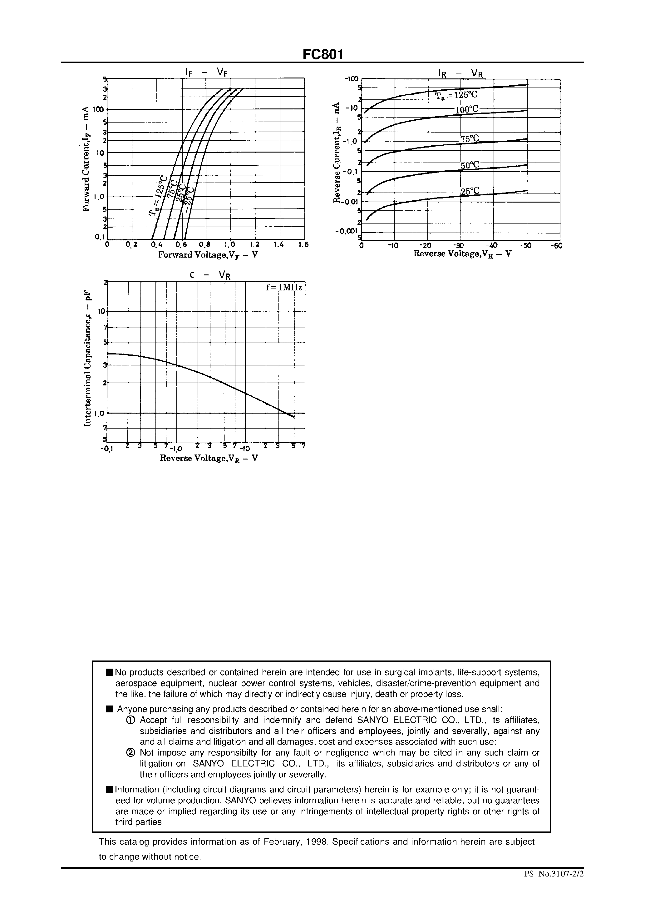 Даташит FC801 - Composite Diode for High-Speed Switching Applications страница 2