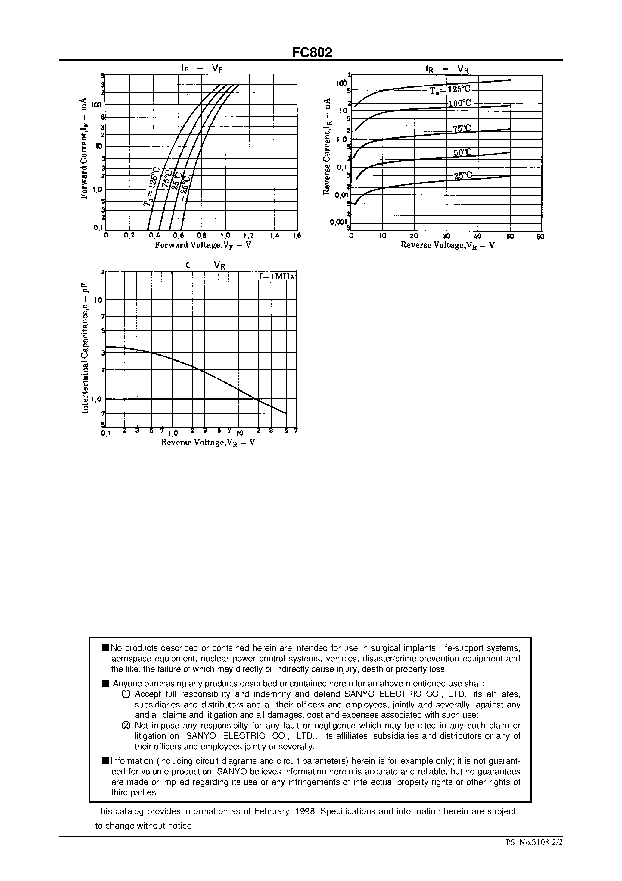 Даташит FC802 - Composite Diode for High-Speed Switching Applications страница 2