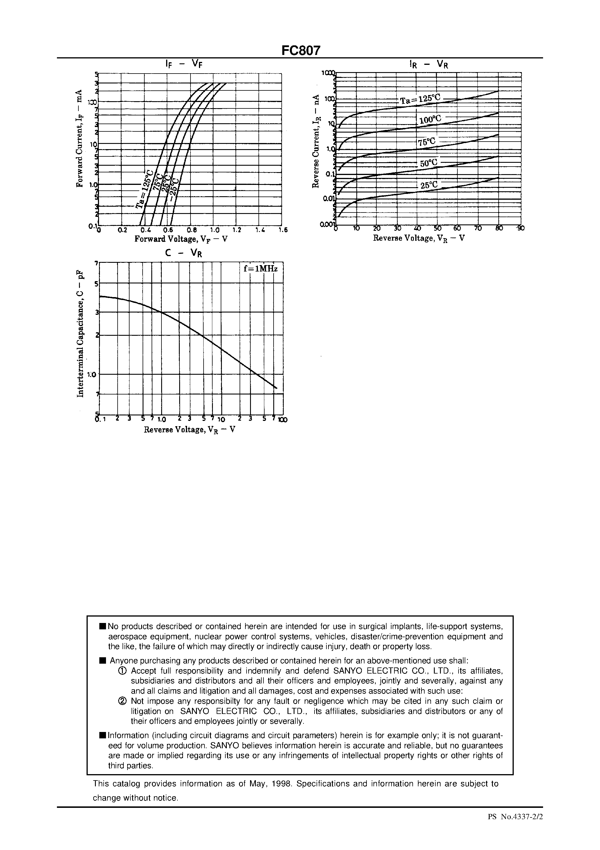 Даташит FC807 - High-Speed Switching Composite Diode Anode Common страница 2