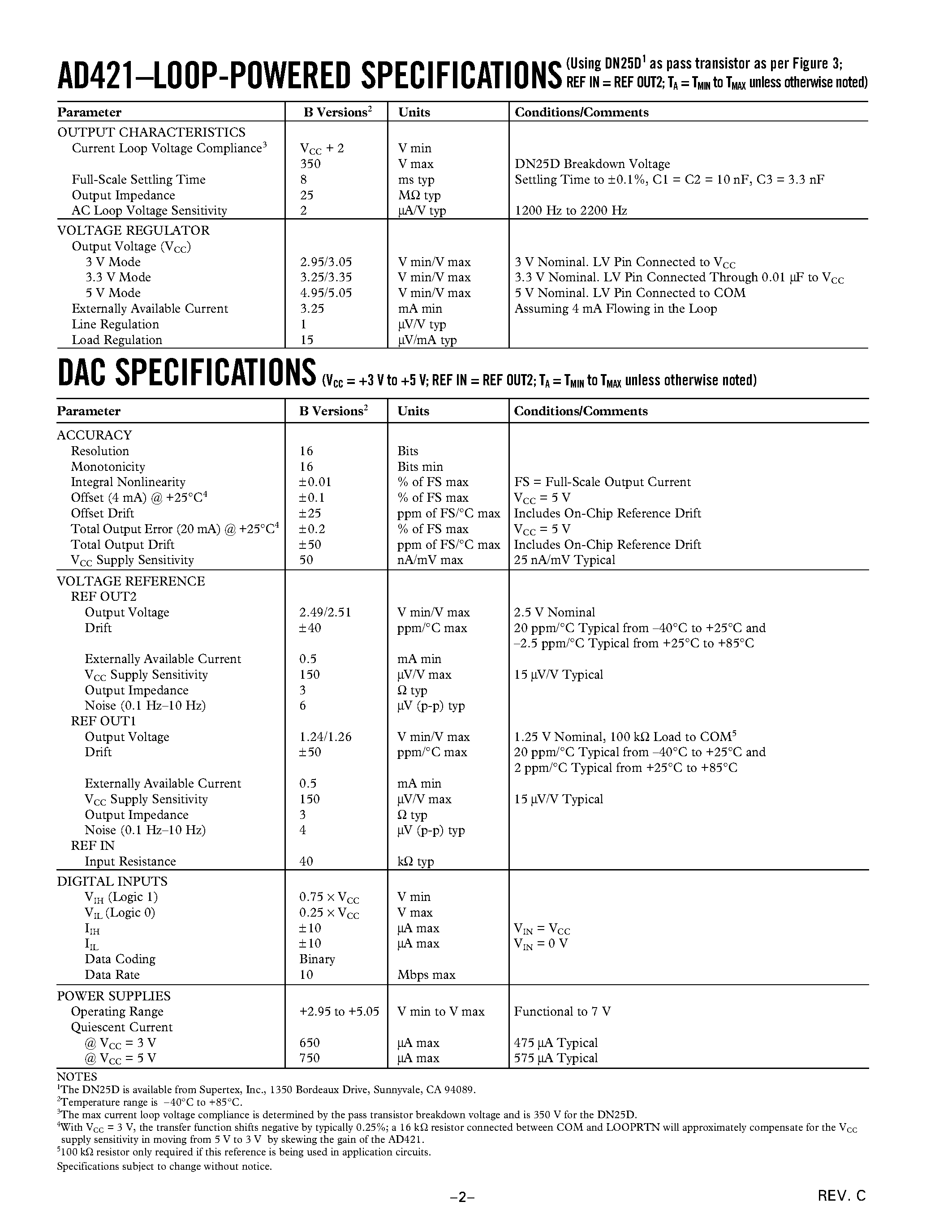 Datasheet EVAL-CONTROLBRD22 - Software Selectable True Bipolar Input/ 2-Channel/ 12-Bit Plus Sign ADC page 2