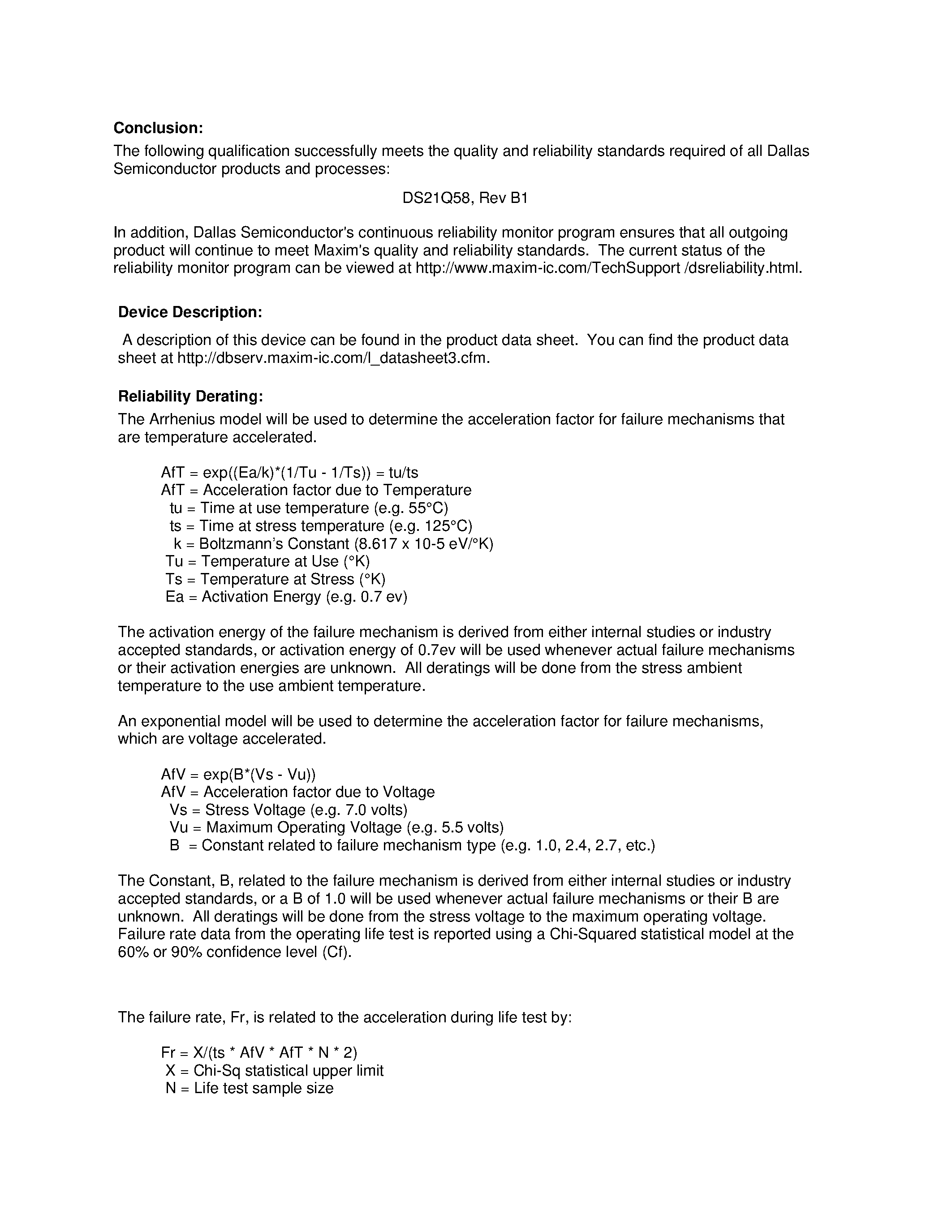 Datasheet DS21Q58 - Dallas Semiconductor page 2
