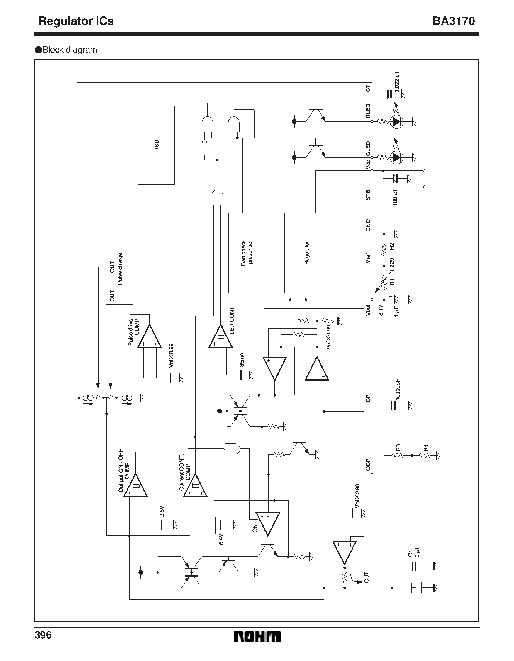 Datasheet BA3170 page 2 Datasheet BA3170 - Trickle-charge IC for two-cell/ lithium-ion batteries page 2