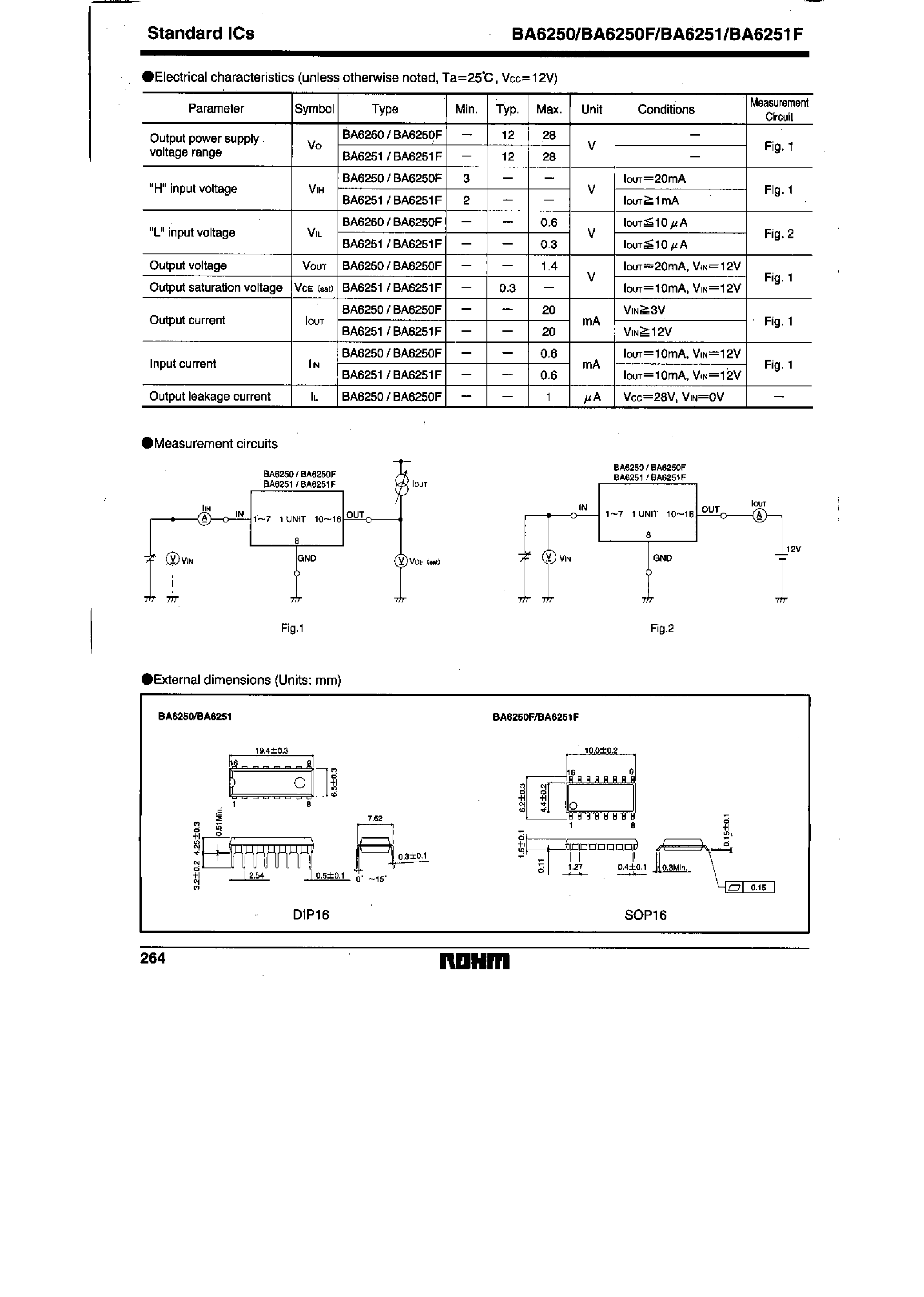 Datasheet BA6251 - 7-CHANNEL DARLINGTON TRANSISTOR ARRAY page 2