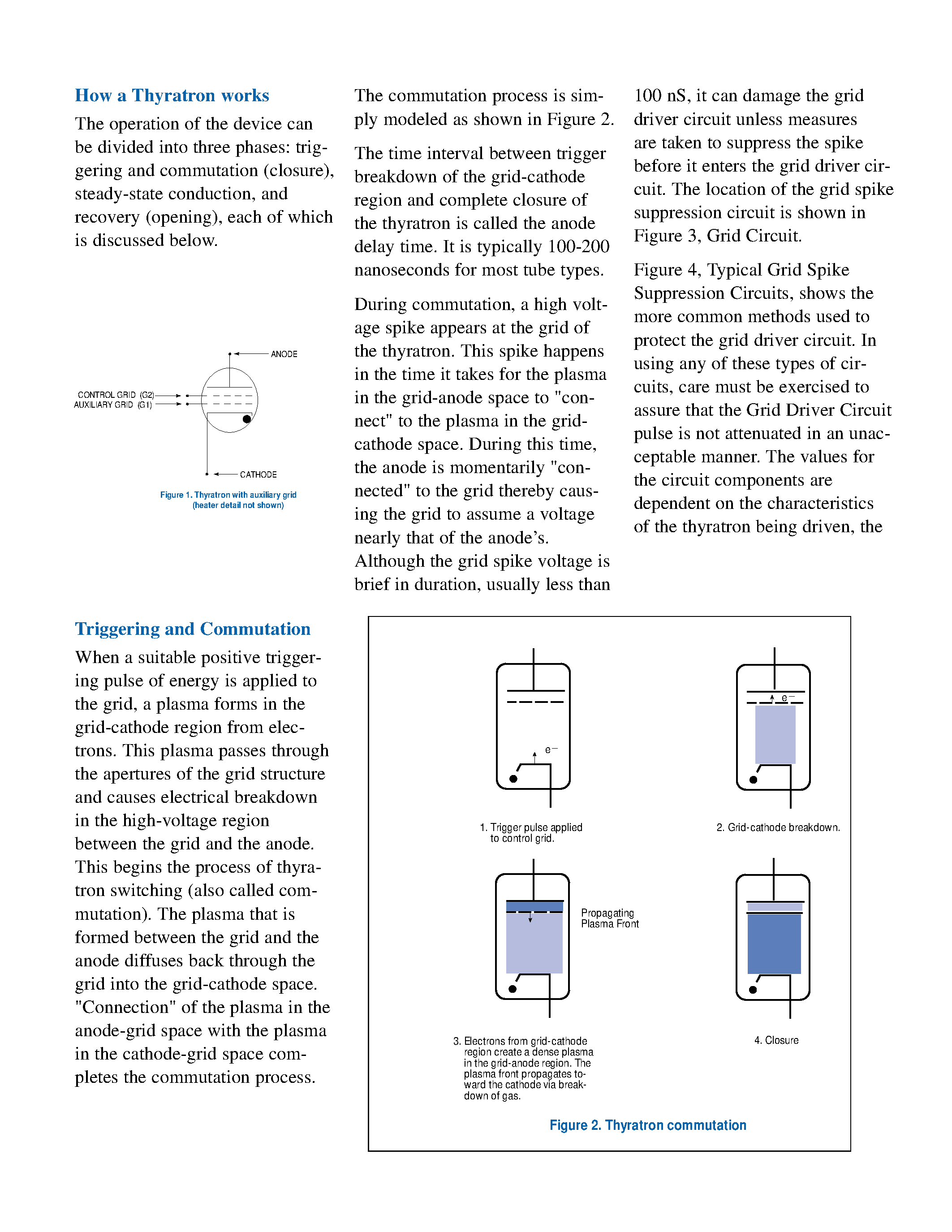 Datasheet HY-5 - Thyratrons page 2
