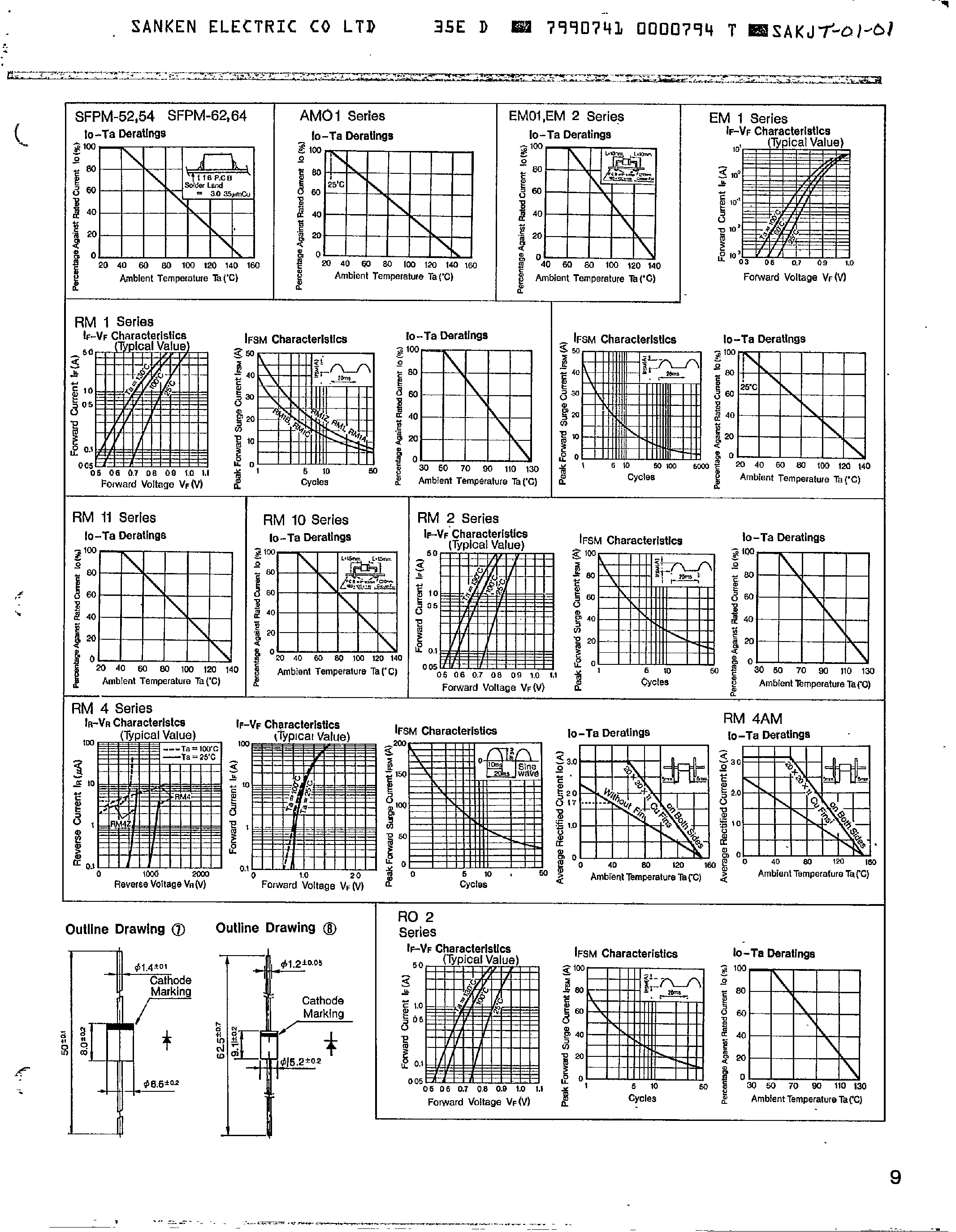Даташит EM1B - Rectifier Diodes страница 2