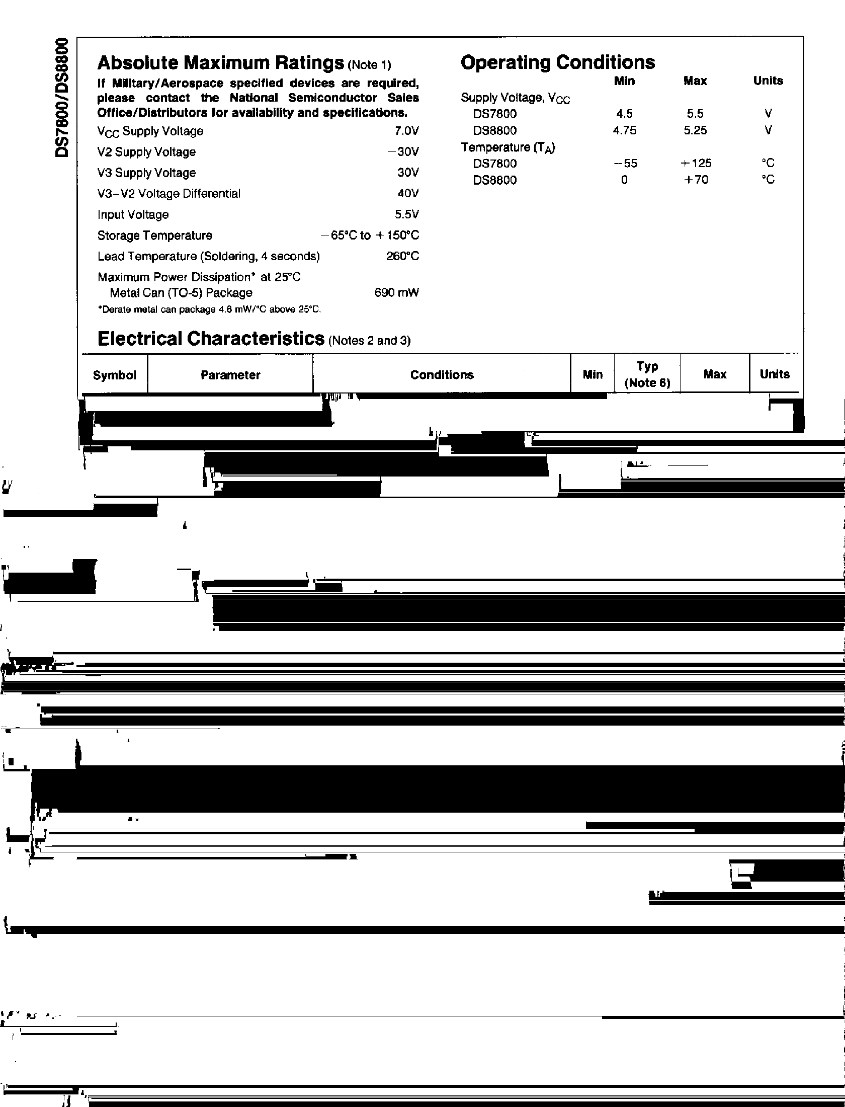 Datasheet DS8800H - DS8800H / A+ / DS7800 page 1
