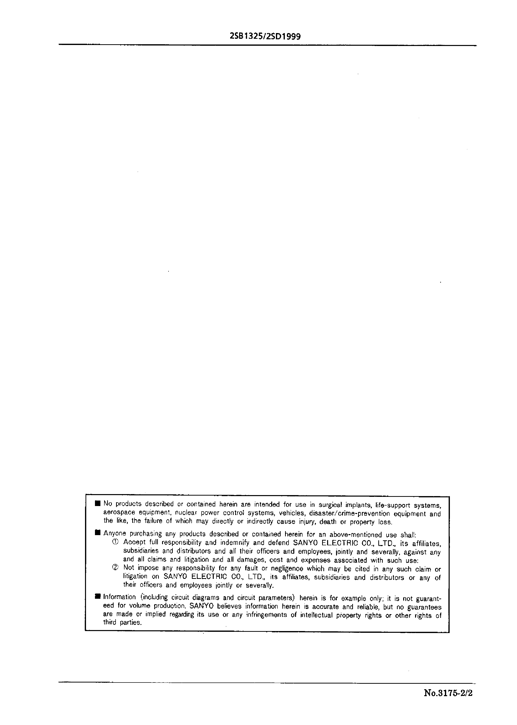 Datasheet 2SD1999 - Compact Motor Driver Applications page 2