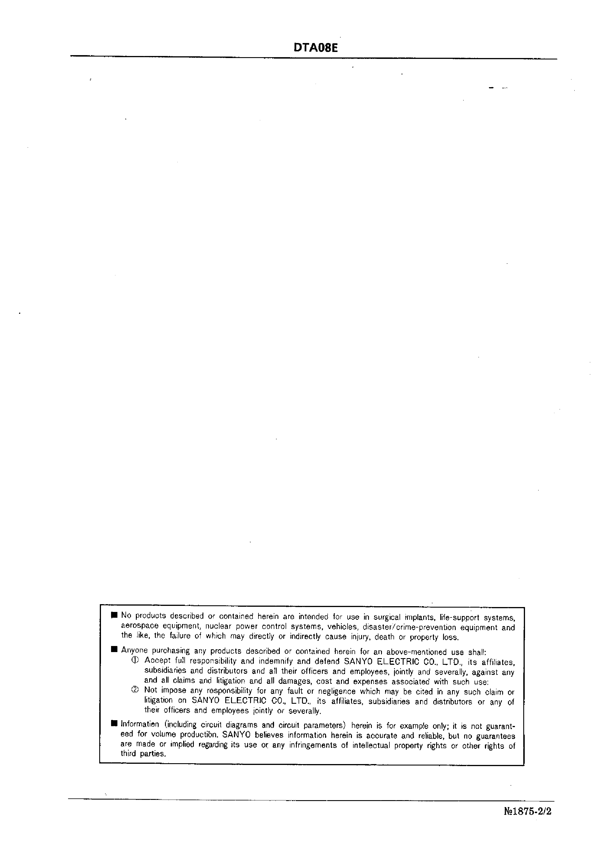 Datasheet DTA08 page 2 Datasheet DTA08 - 0.8A Bidirectional Thyristor page 2