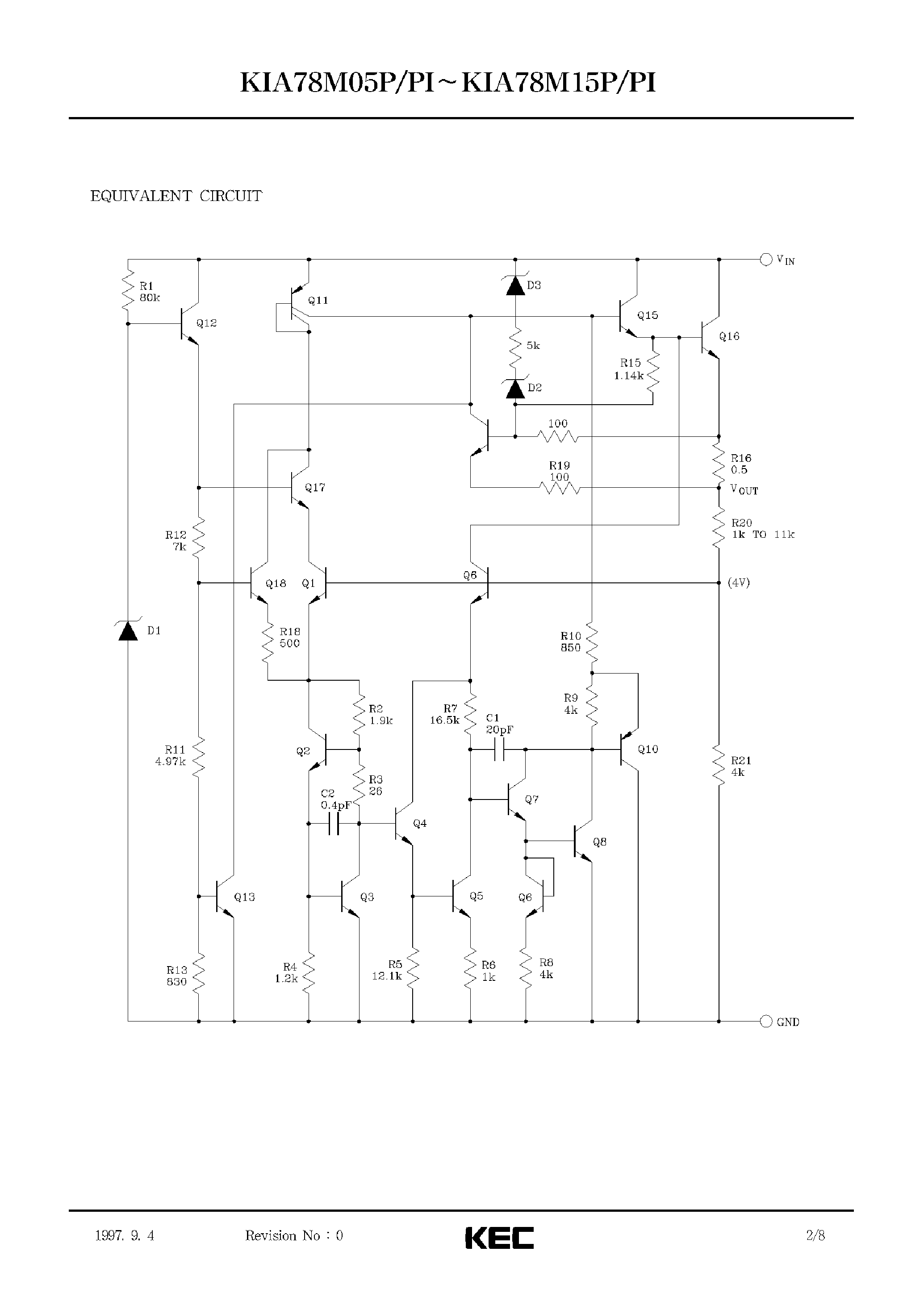 Даташит на микросхему KIA78M08PI страница 2 Даташит KIA78M08PI - BIPOLAR LINEAR INTEGRATED CIRCUIT (THREE TERMINAL POSITIVE VOLTAGE REGULATORS) страница 2