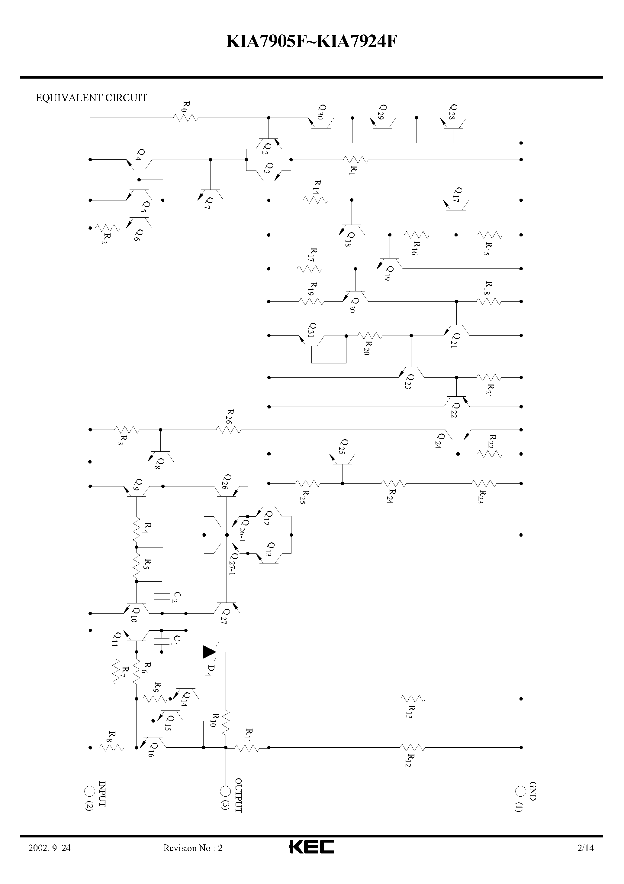 Даташит на микросхему KIA7918F страница 2 Даташит KIA7918F - 1A THREE TERMINAL NEGATIVE VOLTAGE REGULATORS -5V/ -6V/ -8V/ -9V/ -10V/ -12V/ -15V/ -18V/ -20V/ -24V страница 2