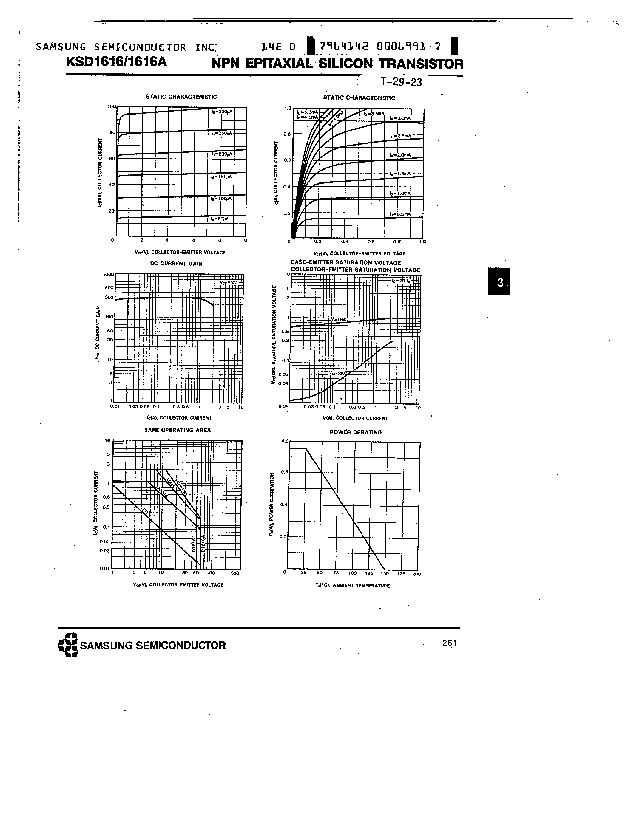 Datasheet KSD1616 page 2 Datasheet KSD1616 - NPN (AUDIO FREQUENCY POWER AMPLIFIER MIDIUM SPEED SWITCHING) page 2
