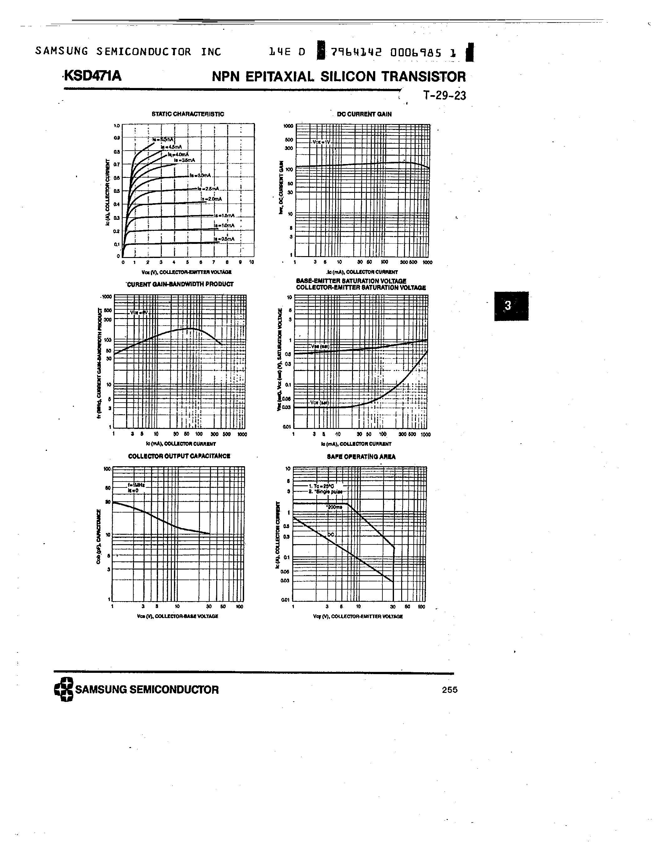 Datasheet KSD471A page 2 Datasheet KSD471A - NPN (AUDIO FREQUENCY POWER AMPLIFIER) page 2