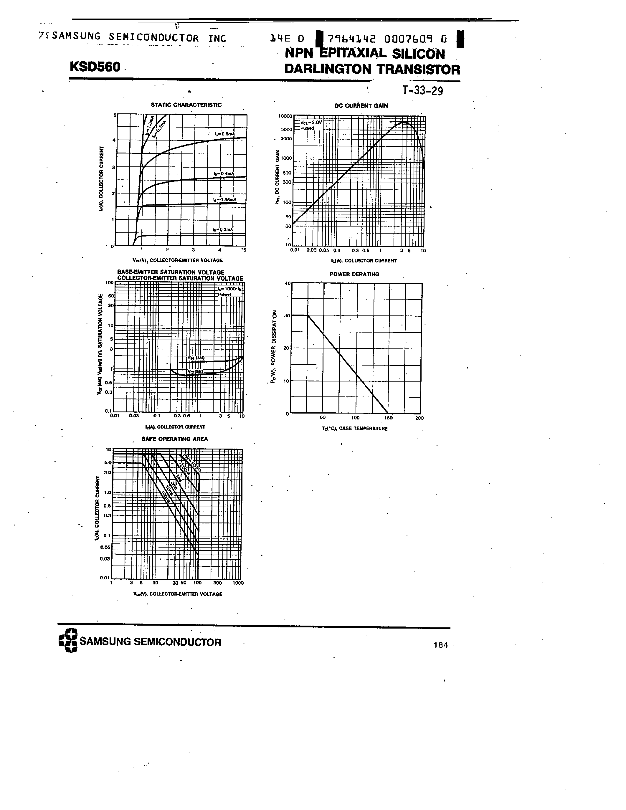 Даташит на микросхему KSD560 страница 2 Даташит KSD560 - NPN (LOW FREQUENCY POWER AMPLIFIER LOW SPEED SWITCHING INDUSTRIAL USE) страница 2