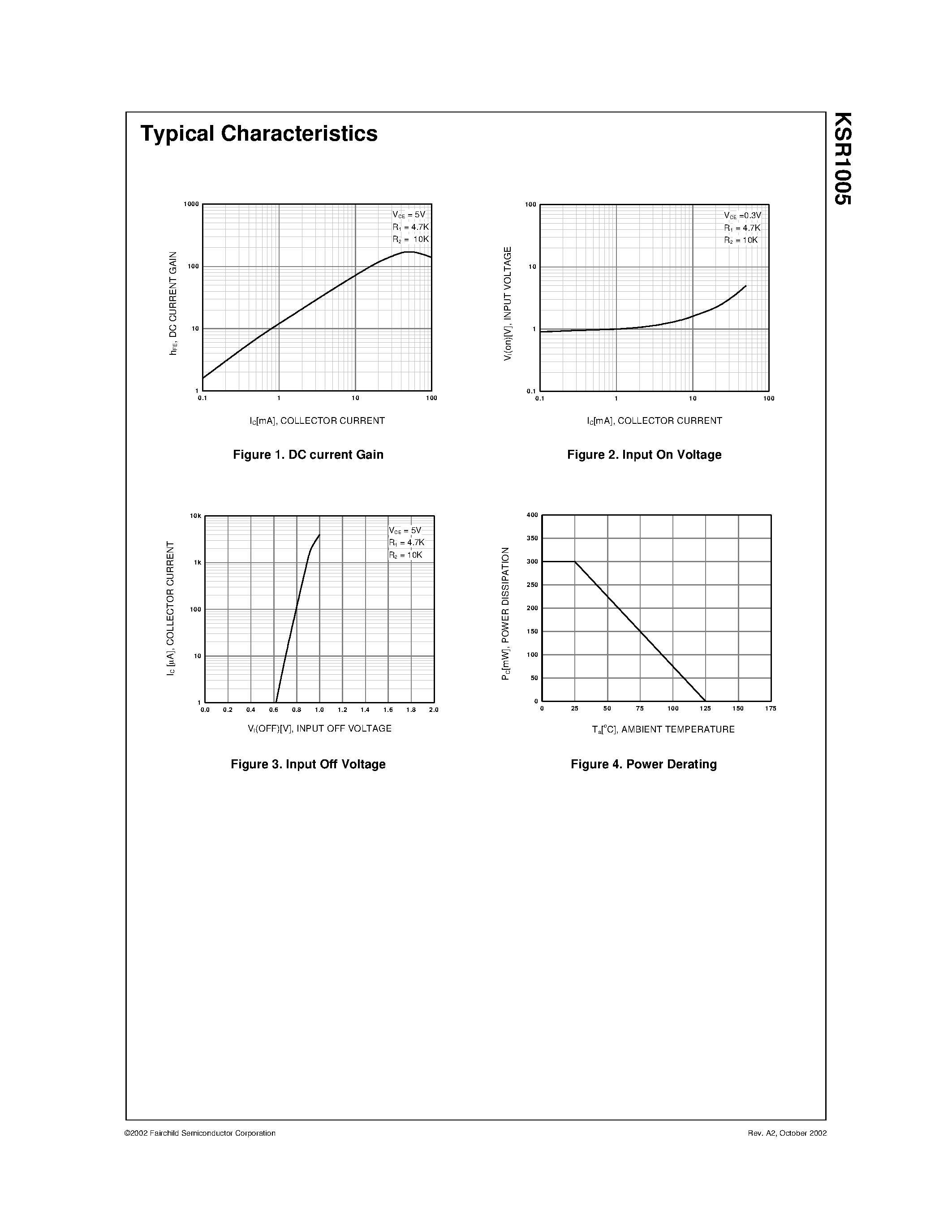 Datasheet KSR1005 - Switching Application page 2