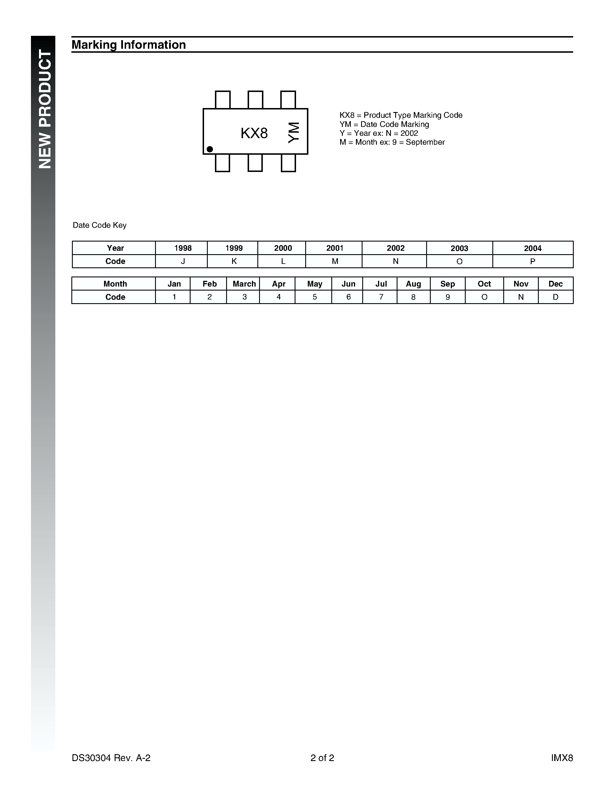 Datasheet IMX8-7 - DUAL NPN SMALL SIGNAL SURFACE MOUNT TRANSISTOR page 2