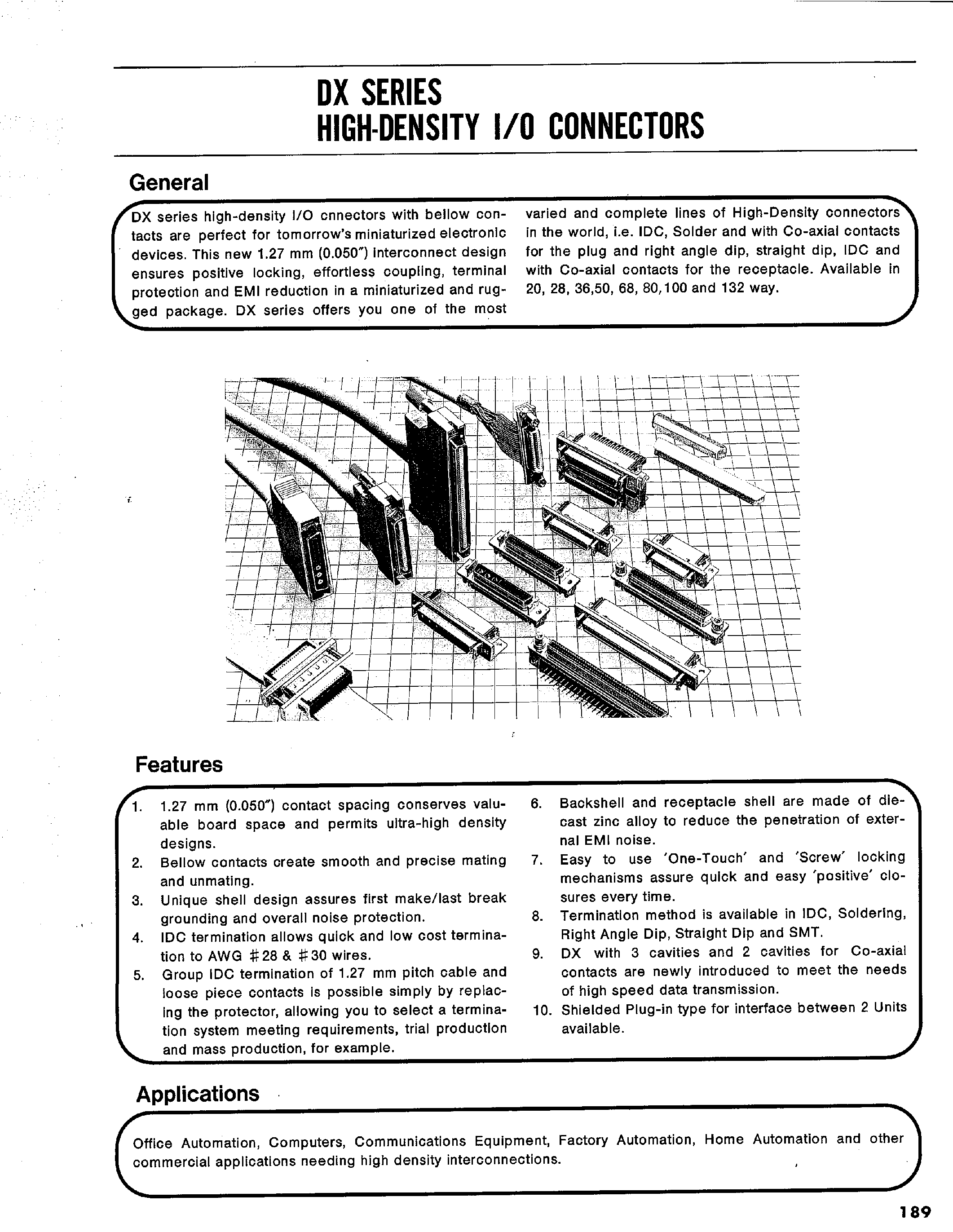 Datasheet DX32J-132P-CR2A - DX SERIES HIGH-DENSITY I/O CONNECTORS page 1