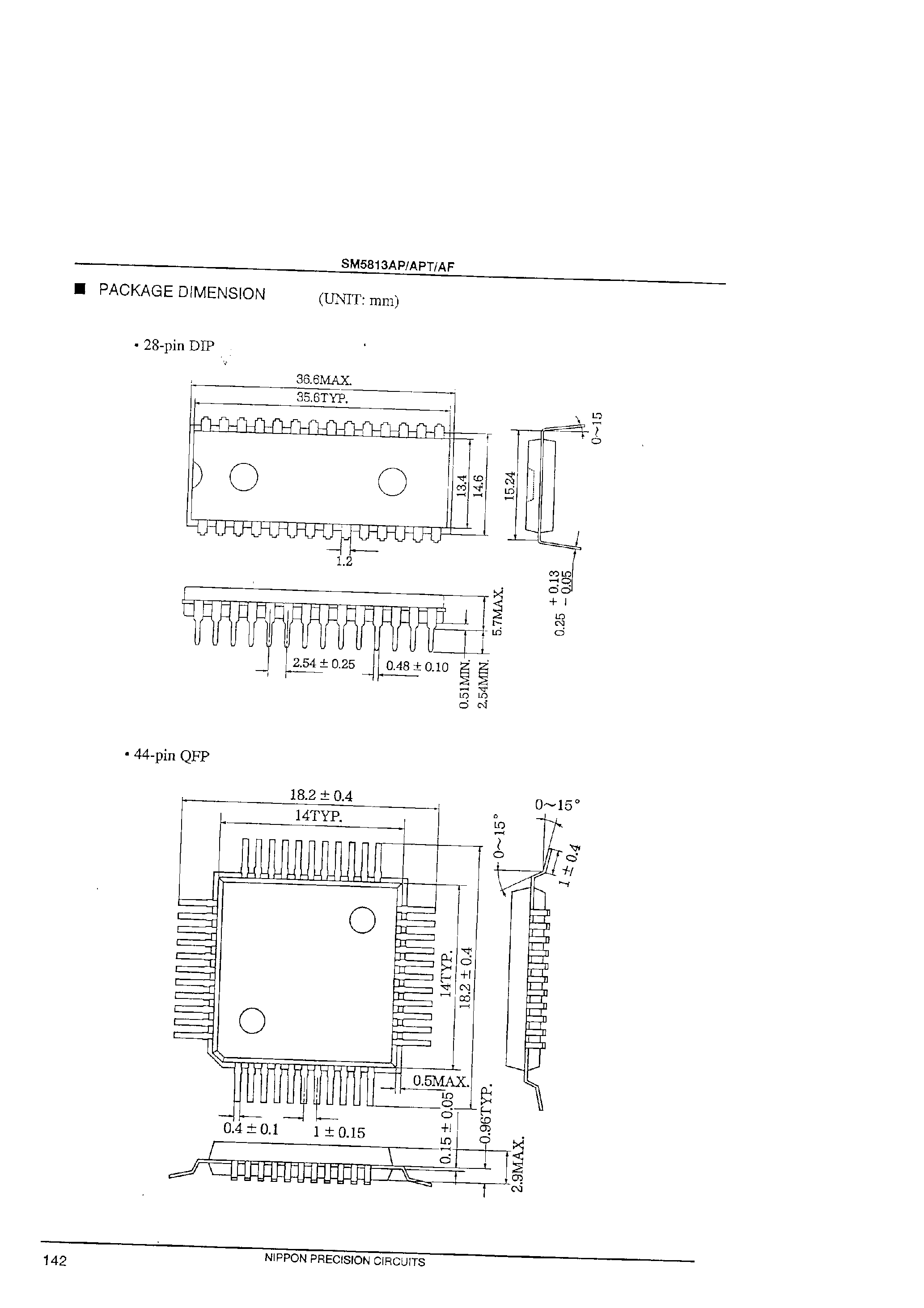 Datasheet SM5813APT page 2 Datasheet SM5813APT - EIGHT-TIMES OVERSAMPLING DIGITAL FILTER FOR DIGITAL AUDIO page 2
