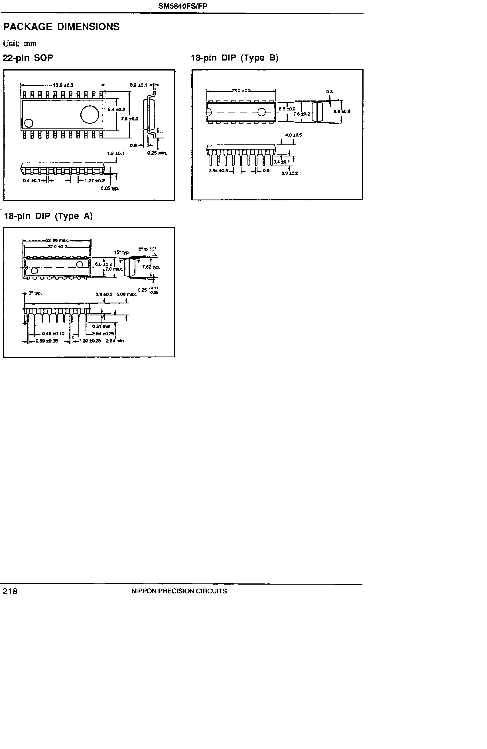 Datasheet SM5840FS page 2 Datasheet SM5840FS - AUDIO MULTI-FUNCTION DIGITAL FILTER page 2