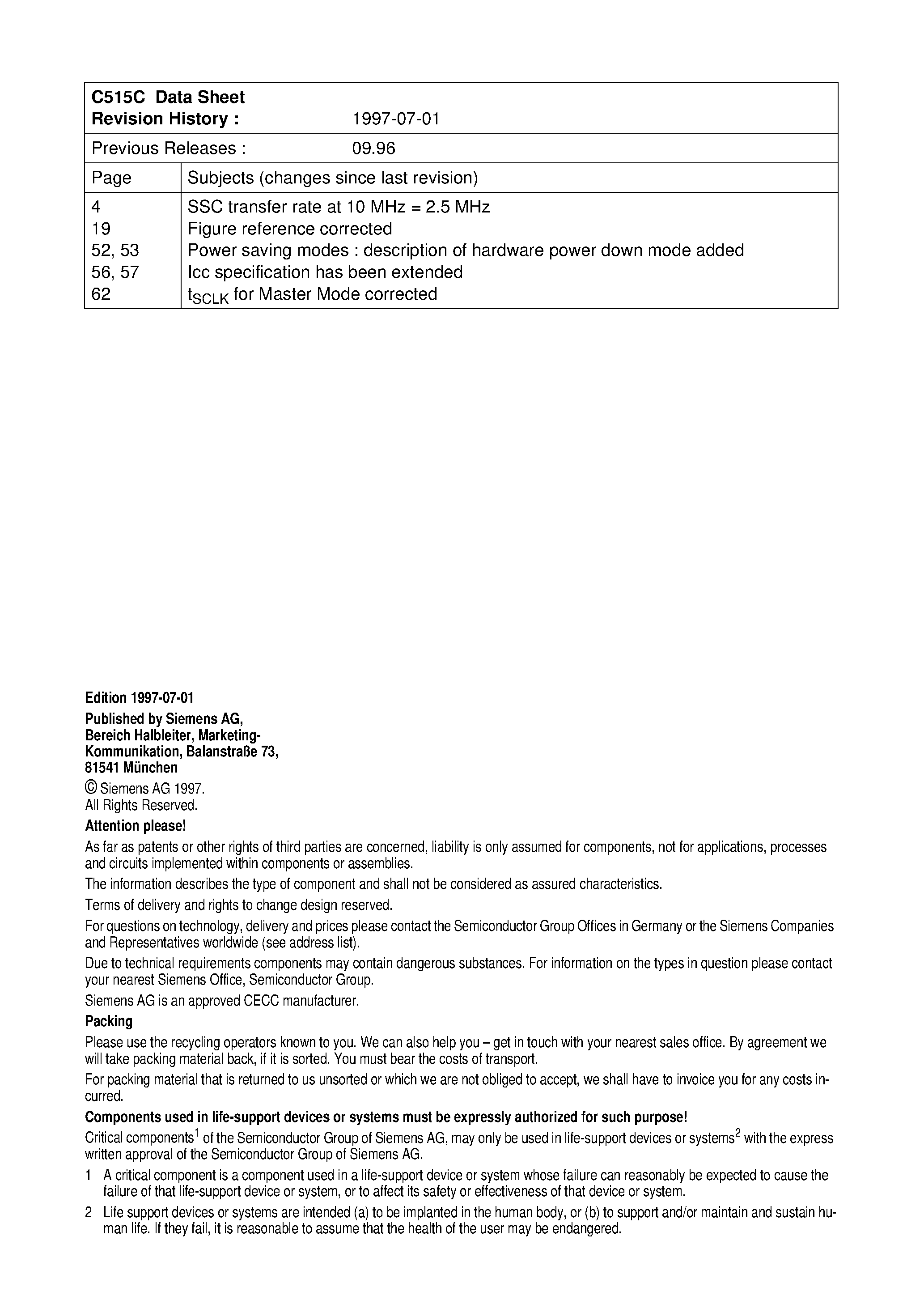 Даташит SAB-C515C-LM - 8-Bit CMOS Microcontroller страница 2