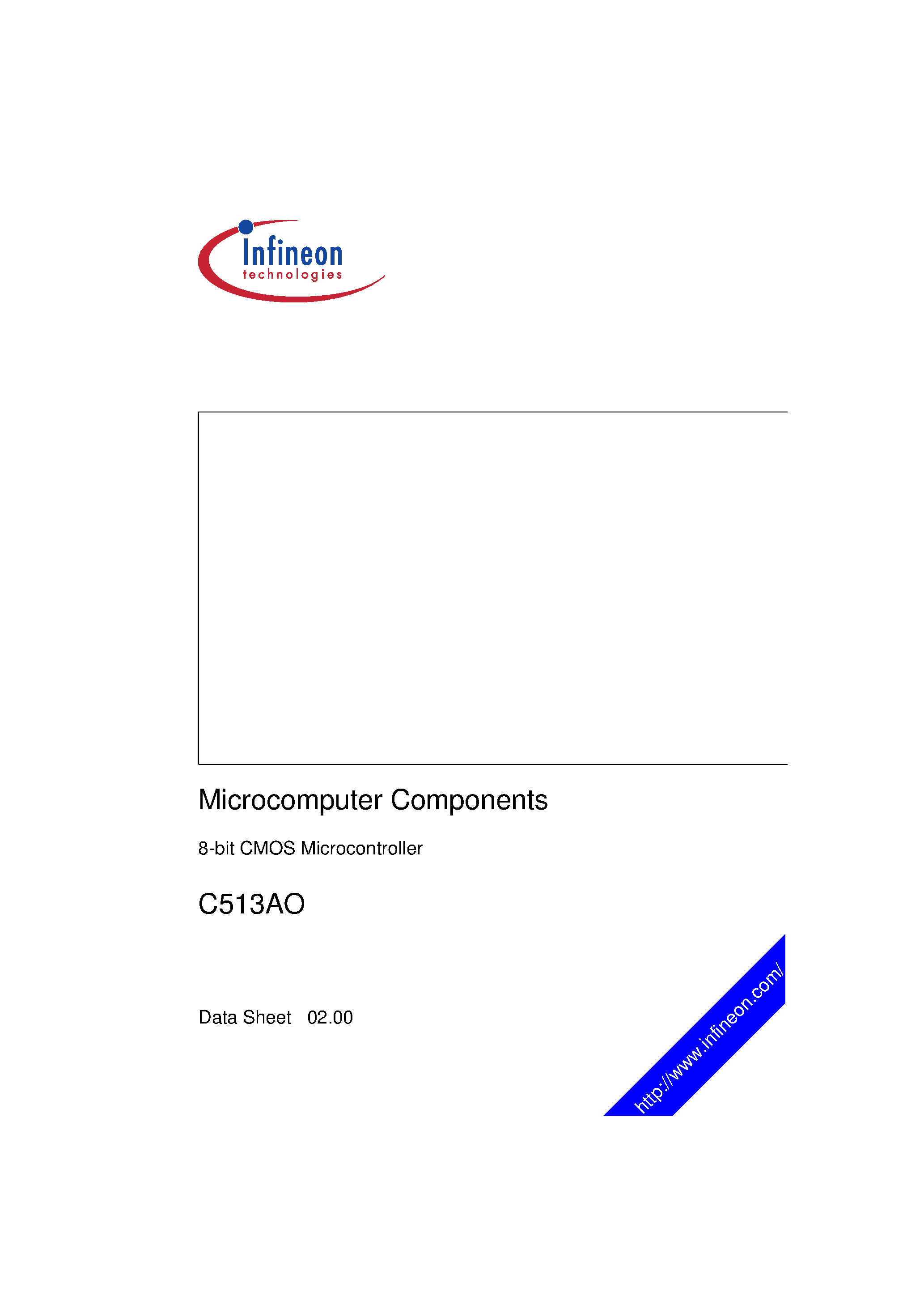 Даташит SAF-C513AO - 8-bit CMOS Microcontroller страница 1