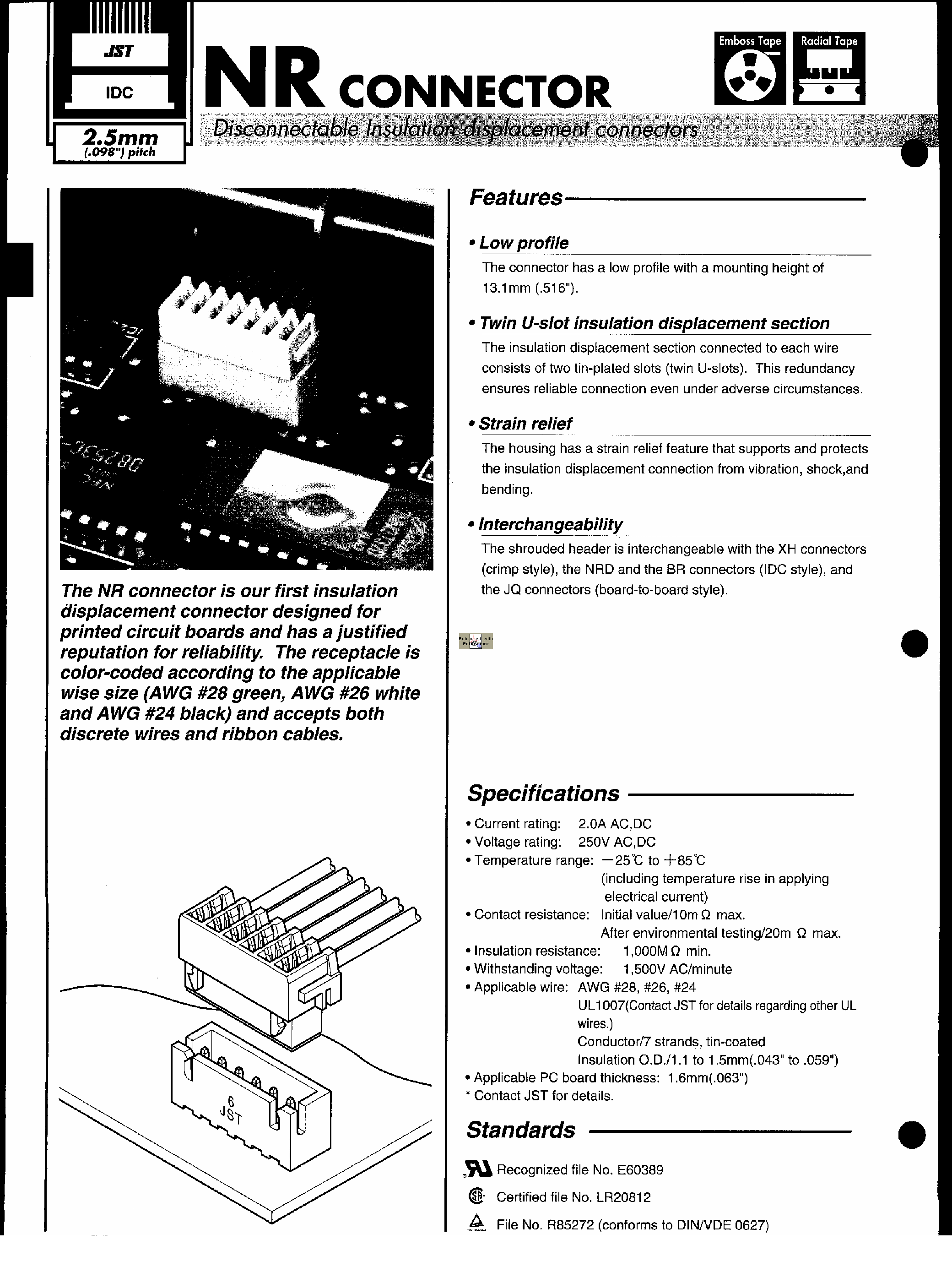Даташит 02NR - Connector страница 2