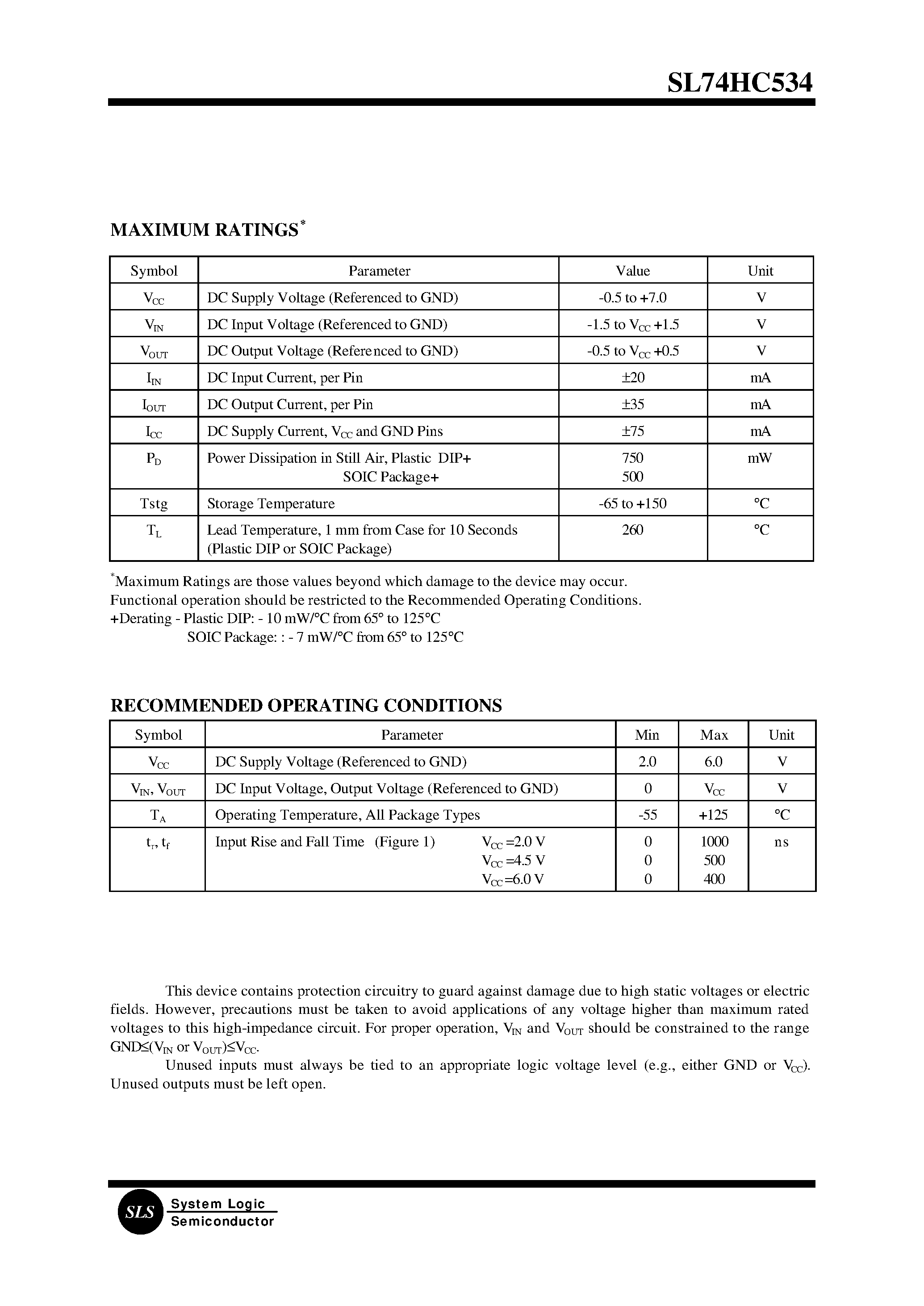 Даташит на микросхему HC534 страница 2 Даташит HC534 - Octal 3-State Inverting D Flip-Flop страница 2