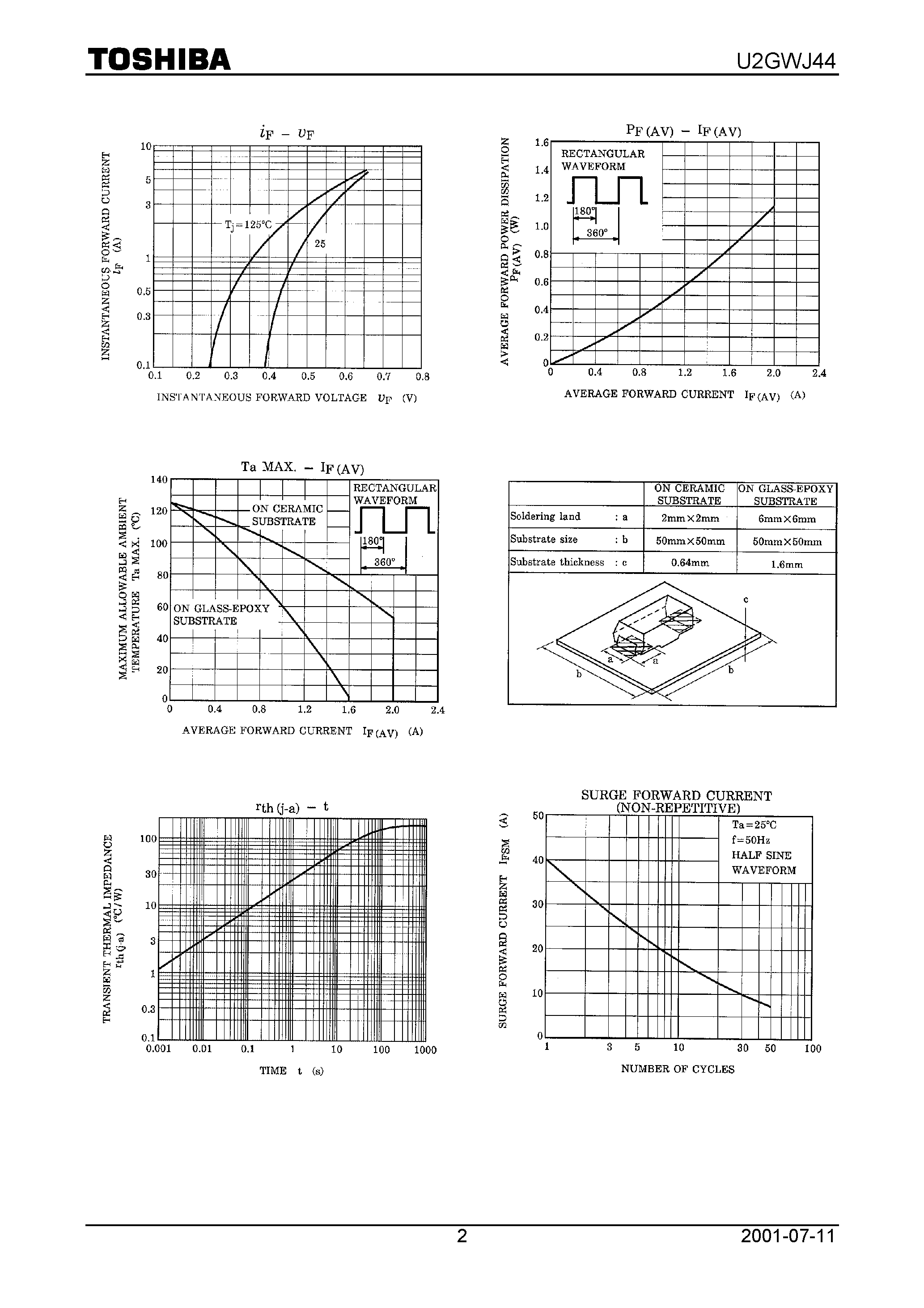 Datasheet U2GWJ44 page 2 Datasheet U2GWJ44 - SWITCHING MODE POWER SUPPLY APPLICATION page 2