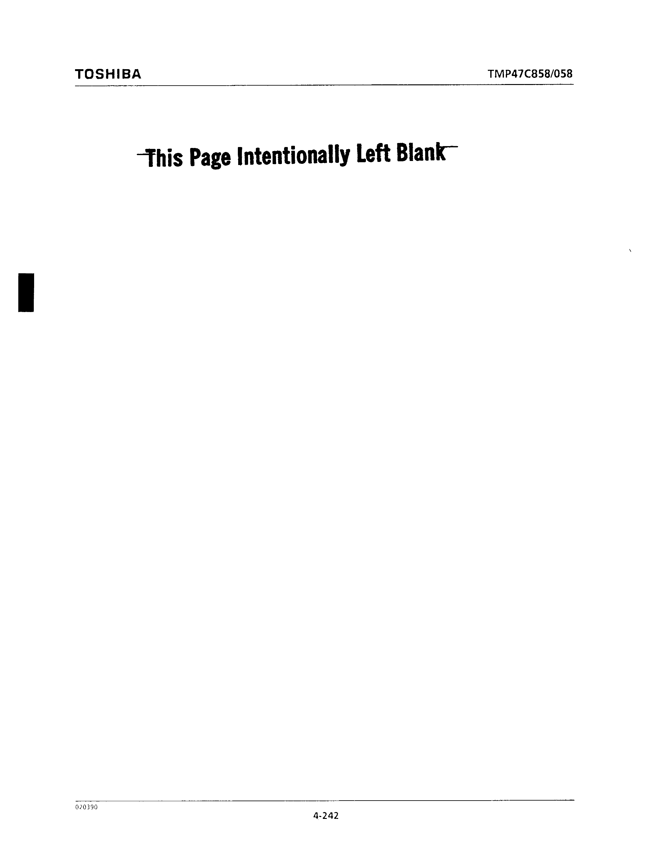 Даташит TMP47C858 - CMOS 4-BIT MICROCONTROLLER страница 1