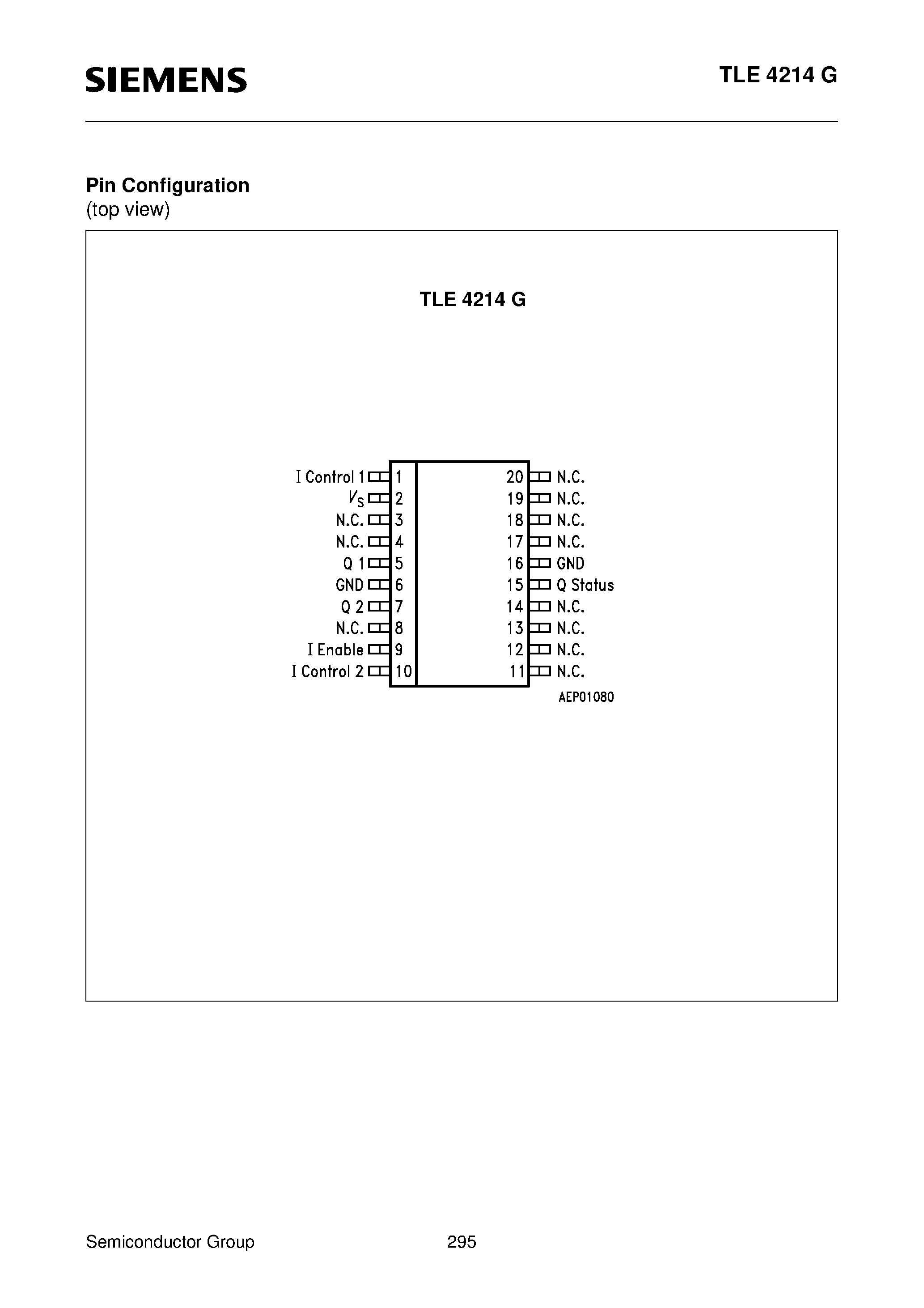 Datasheet TLE4214G - Intelligent Double Low-Side Switch 2 x 0.5 A page 2
