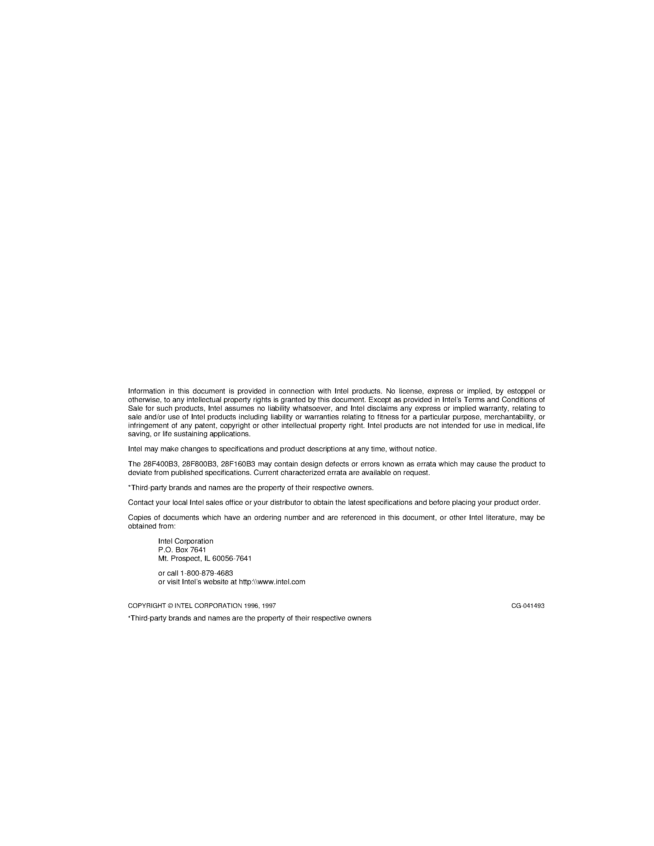 Даташит TE28F800B3-B120 - SMART 3 ADVANCED BOOT BLOCK WORD-WIDE страница 2