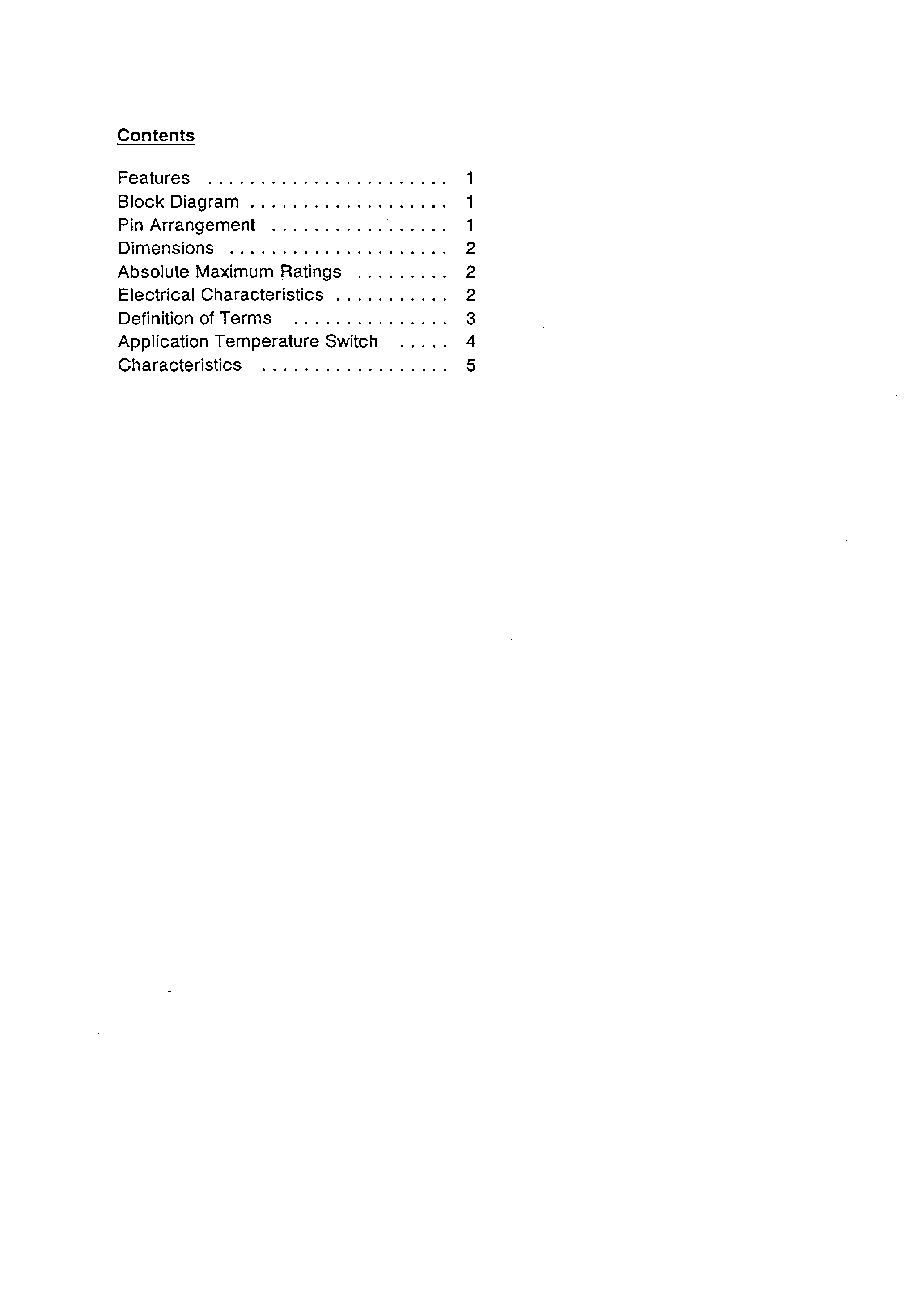 Datasheet S-8101 - CMOS TEMPERATURE COMPENSATION IC page 1